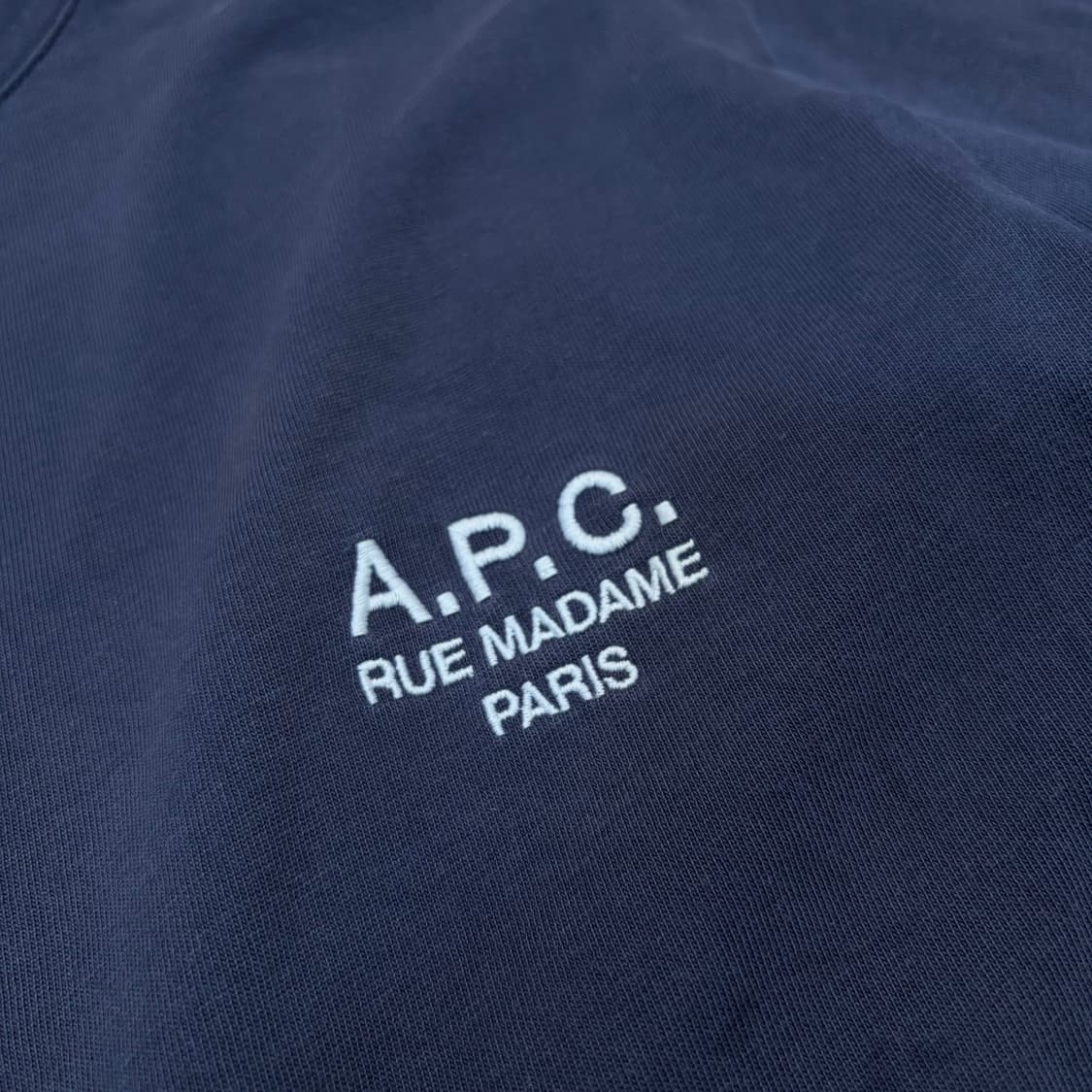 apc 아페쎄 자수로고 반팔티  상품이미지3