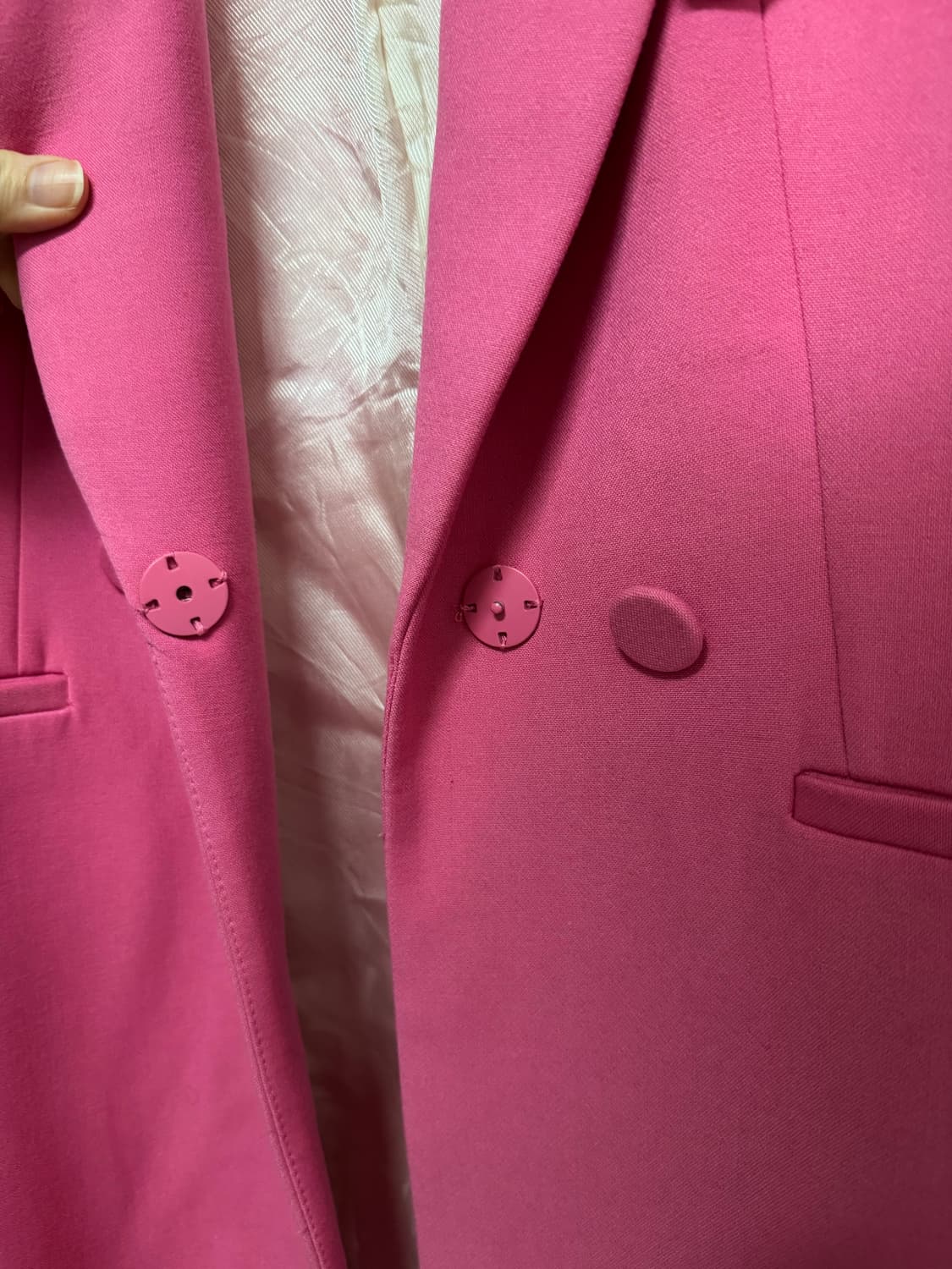 zara 자라 베이직 핑크 더블버튼 자켓 상품이미지8