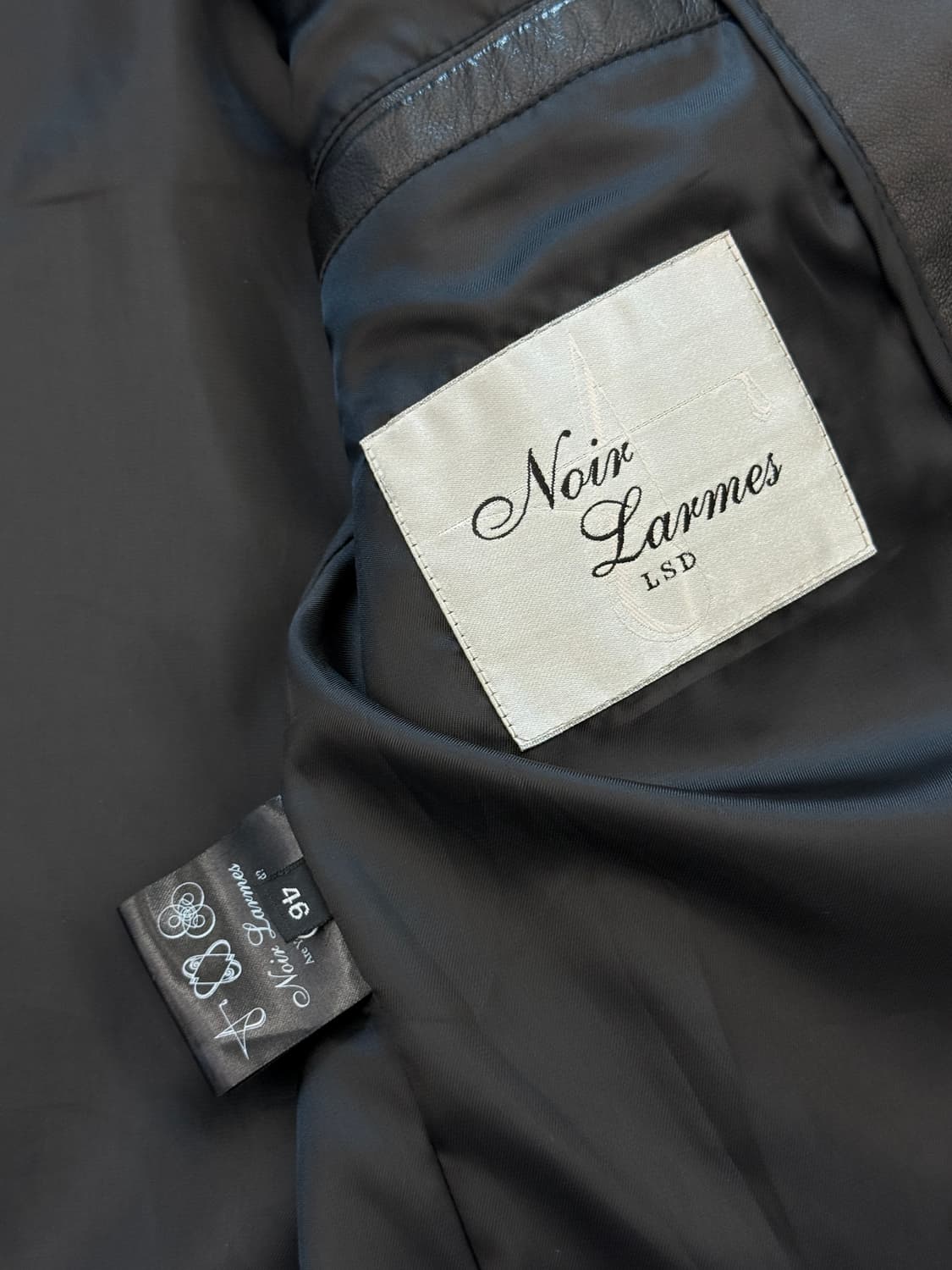 느와르 라르메스 양가죽 더블라이더 자켓 상품이미지6