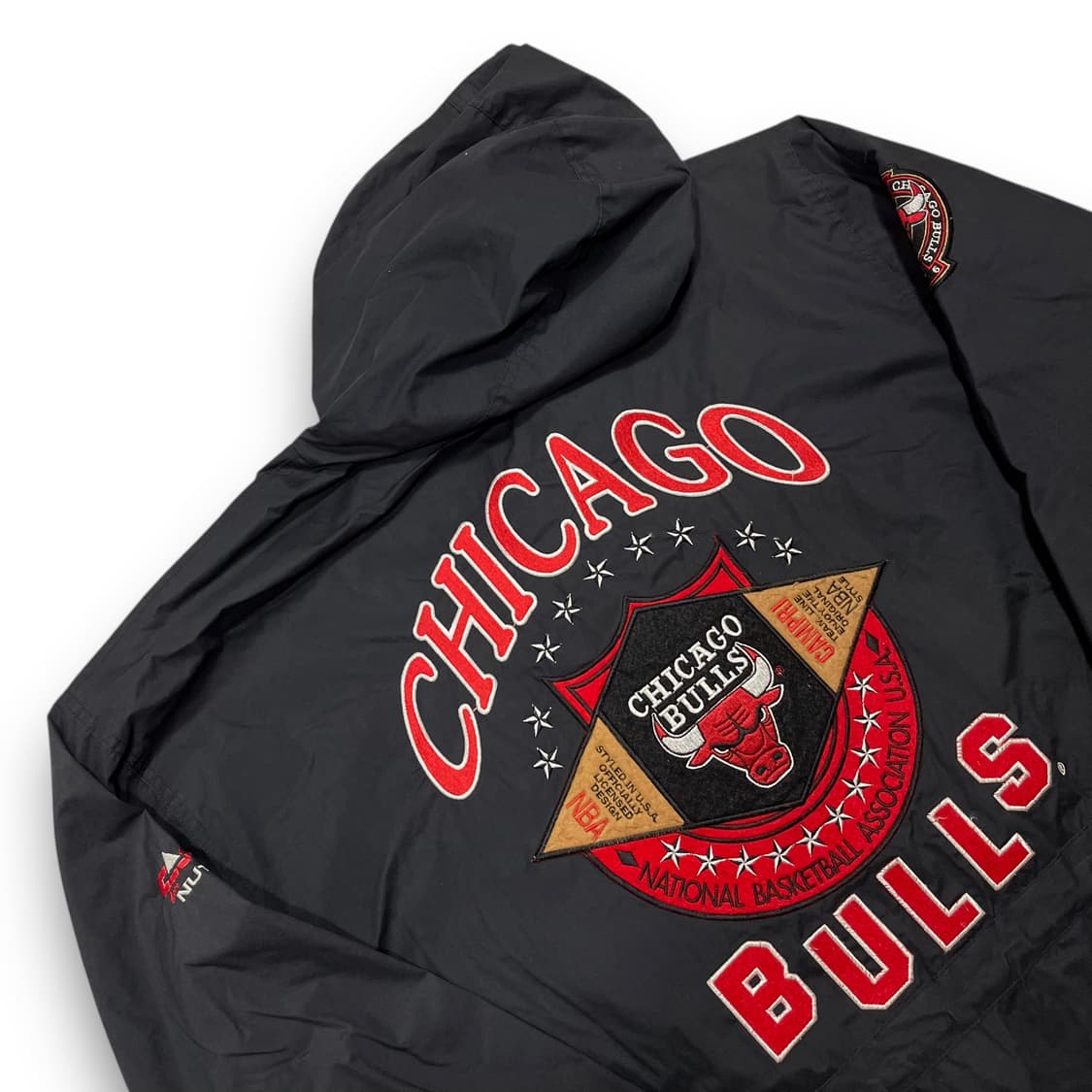 NBA x NUTMEG 90s 시카고불스 올드스쿨 다크 야상 상품이미지5