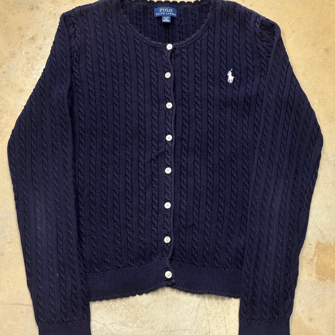 🫶🏻 폴로랄프로렌 여성용 Navy 니트 가디건 🫶🏻 상품이미지1