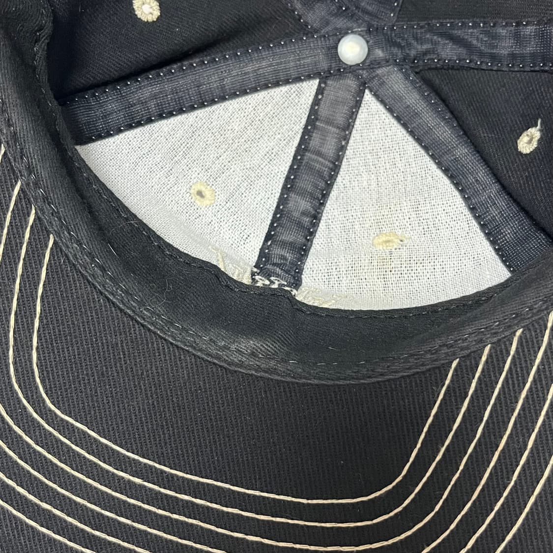 90s 빈티지 올드 스투시 롤렉스 로고 캡 모자 made in usa 상품이미지3