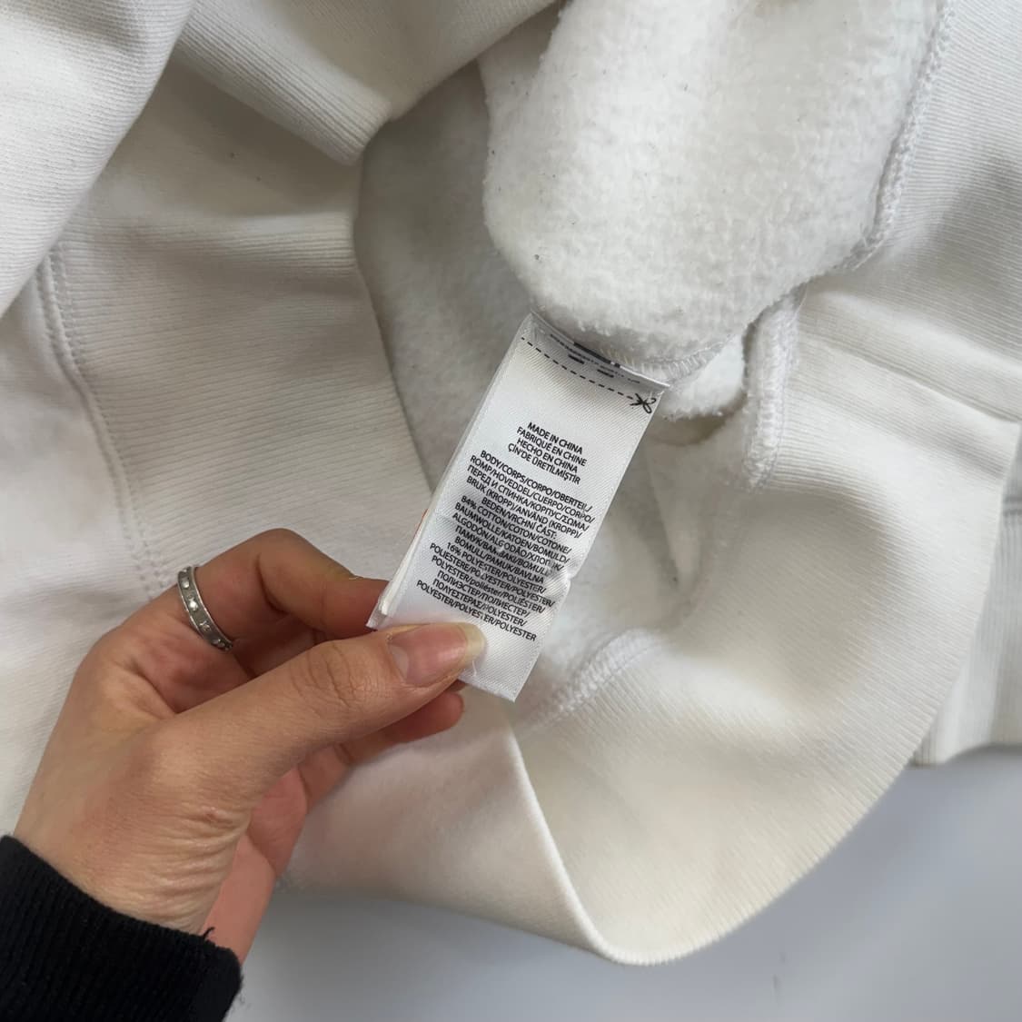 Polo 폴로 베어 로고 화이트 맨투맨 상품이미지6