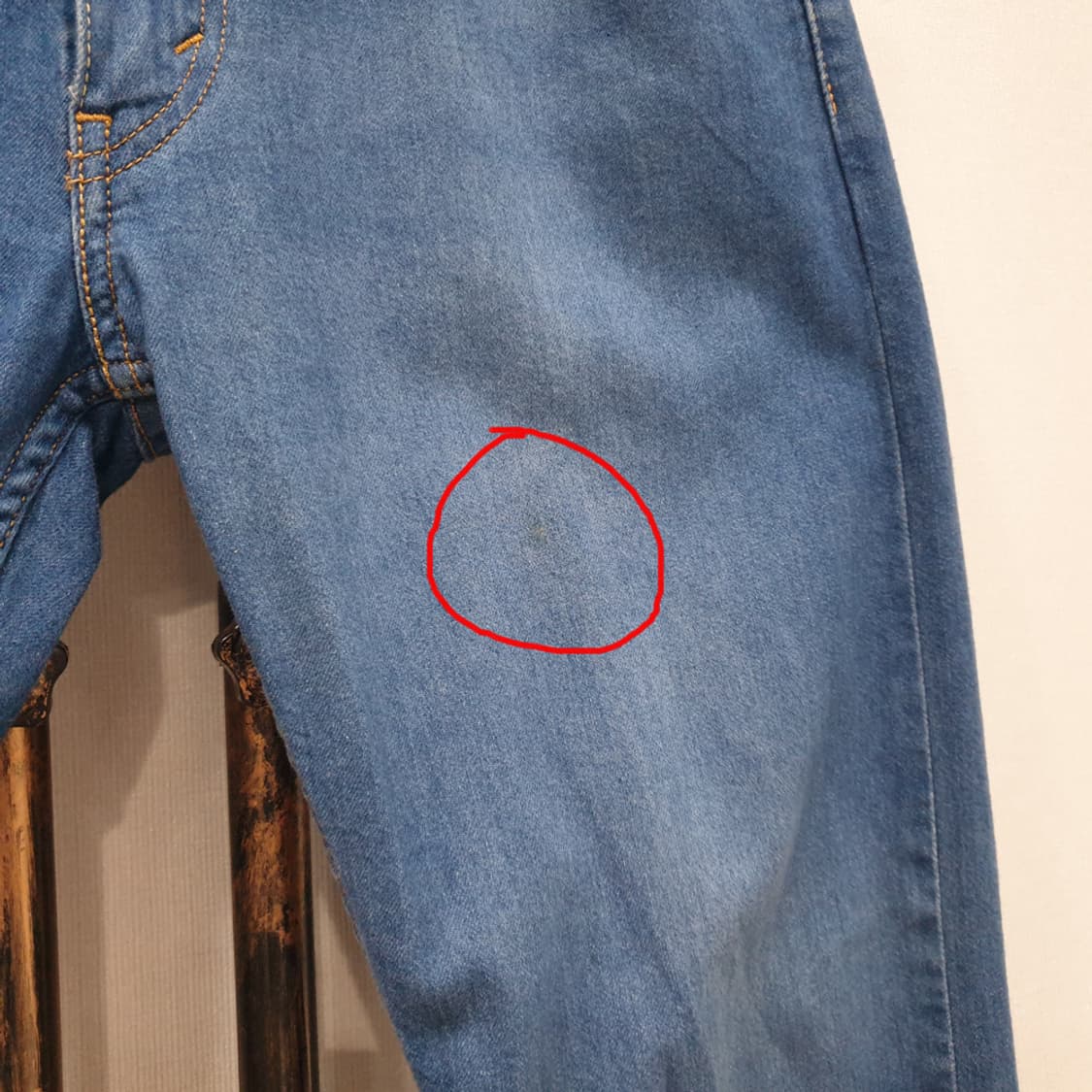 리바이스 502 레귤러 테이퍼드핏 진 블루 청바지(32) 상품이미지4