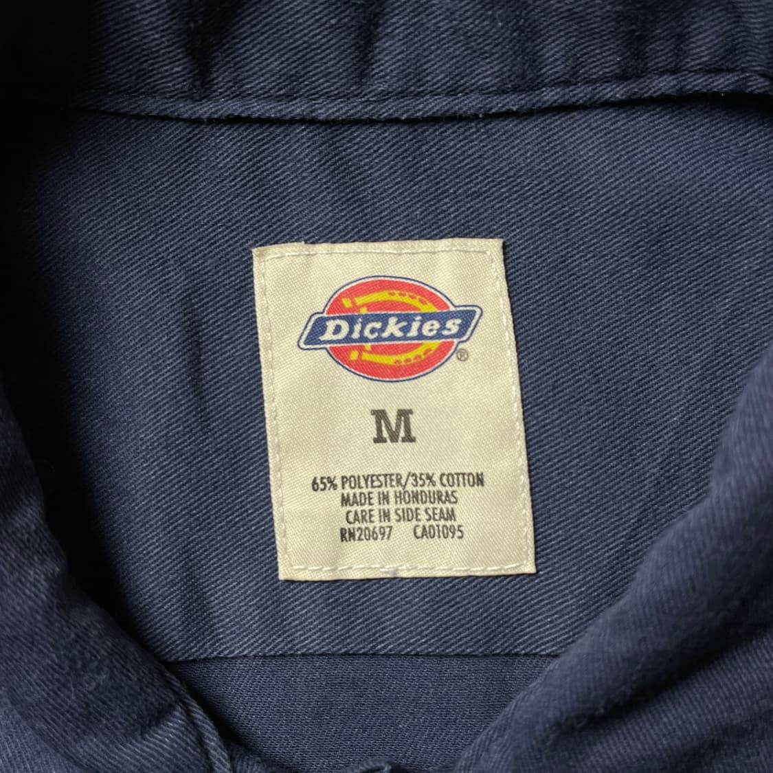 DICKIES 디키즈 빈티지 네이비 플랩포켓 워크 셔츠 A00947 상품이미지9