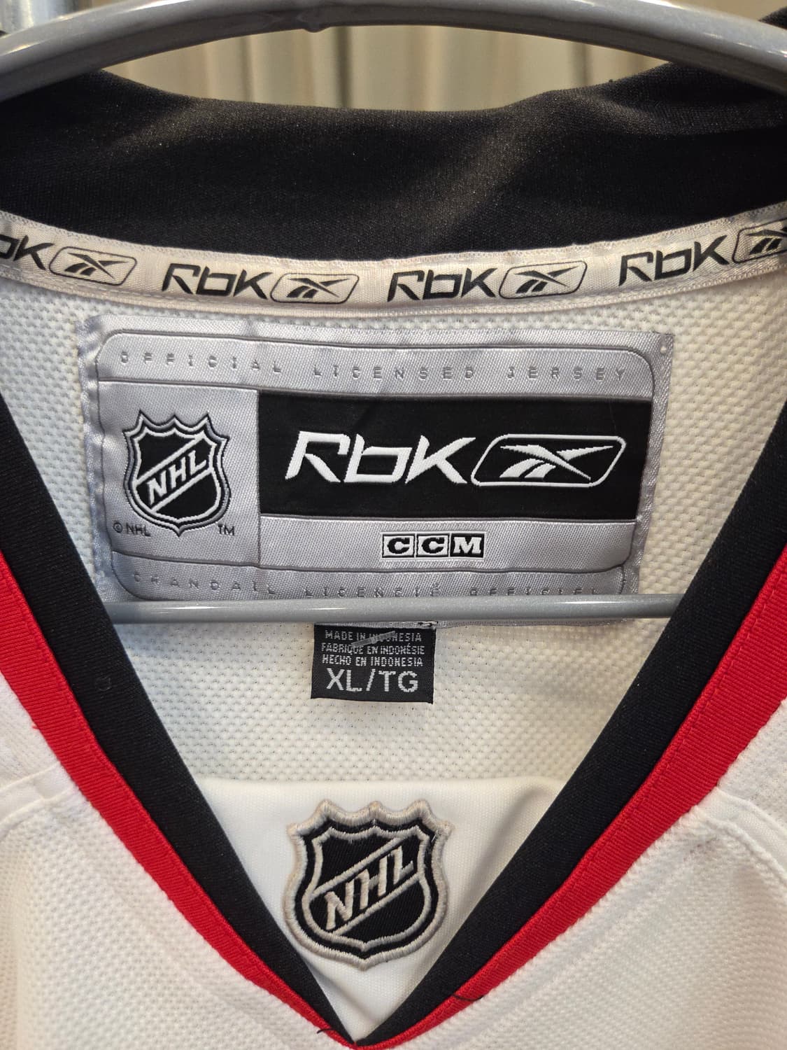 오타와 세네터스 NHL 하키 져지 XL (리복 정품) 상품이미지2