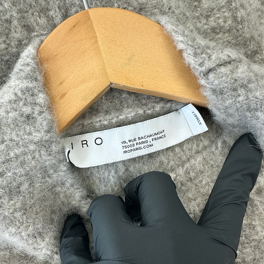 IRO 이로 메리노울 알파카 케이블 니트 스웨터 국내 매장판 여성 XS 상품이미지6