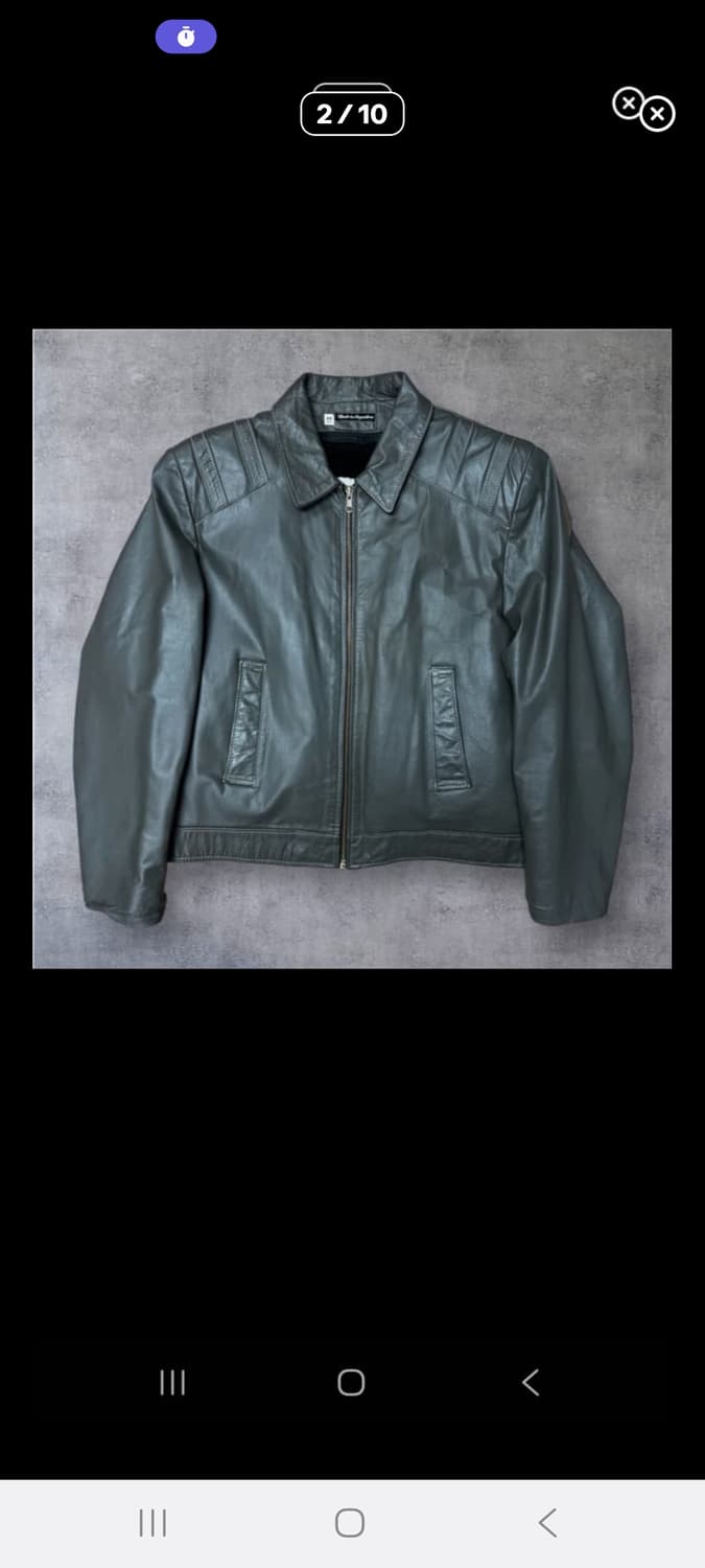80s The Leather Shop 아르헨티나 가죽자켓 상품이미지2