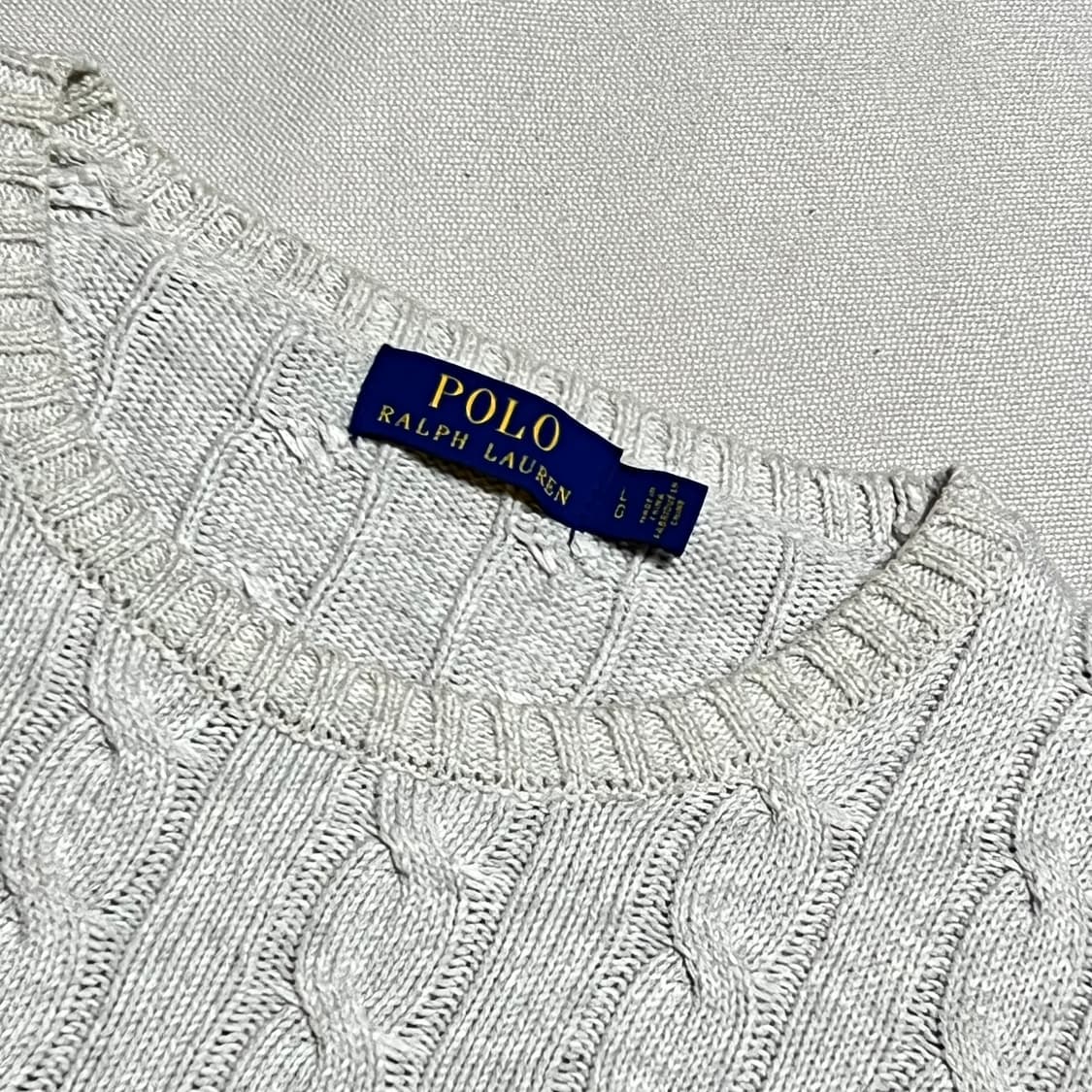 L 폴로랄프로렌 코튼 케이블 니트 상품이미지4