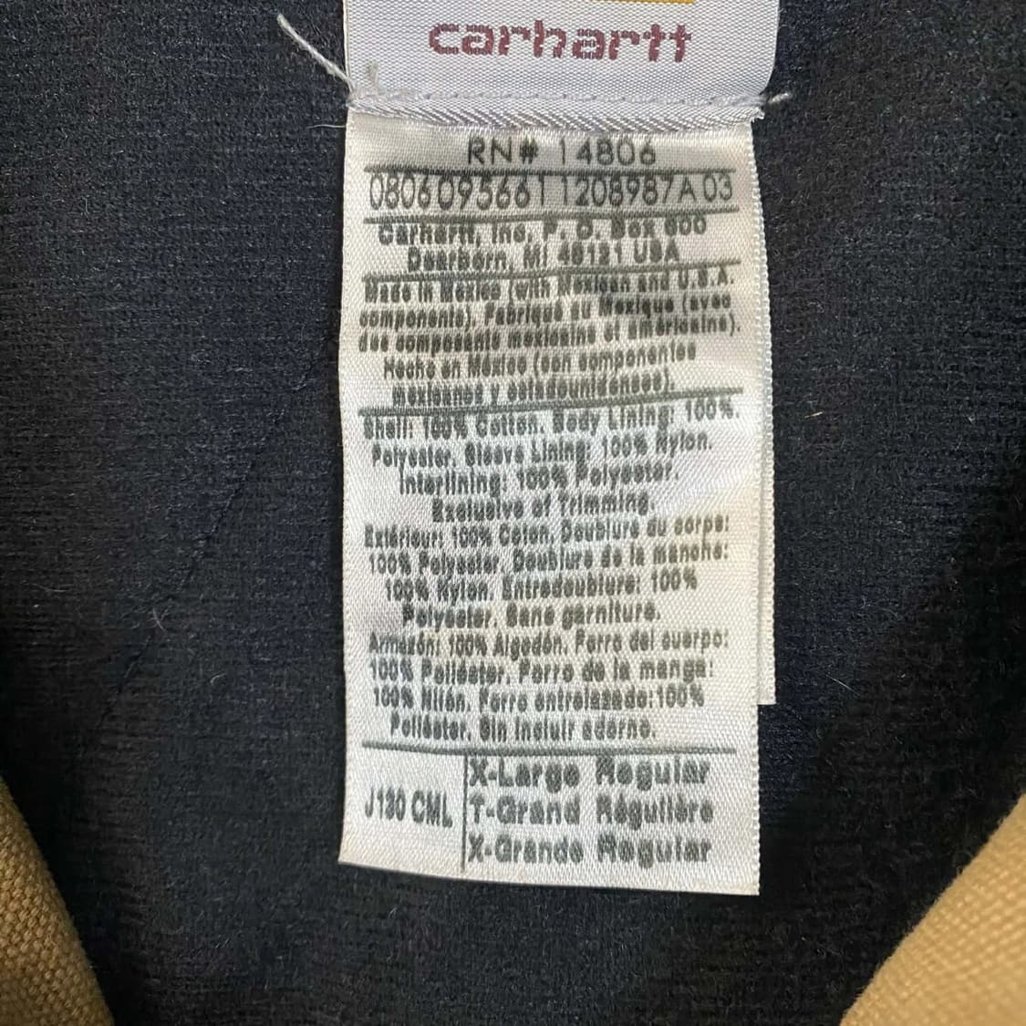 칼하트 J130 덕 액티브 재킷 상품이미지5