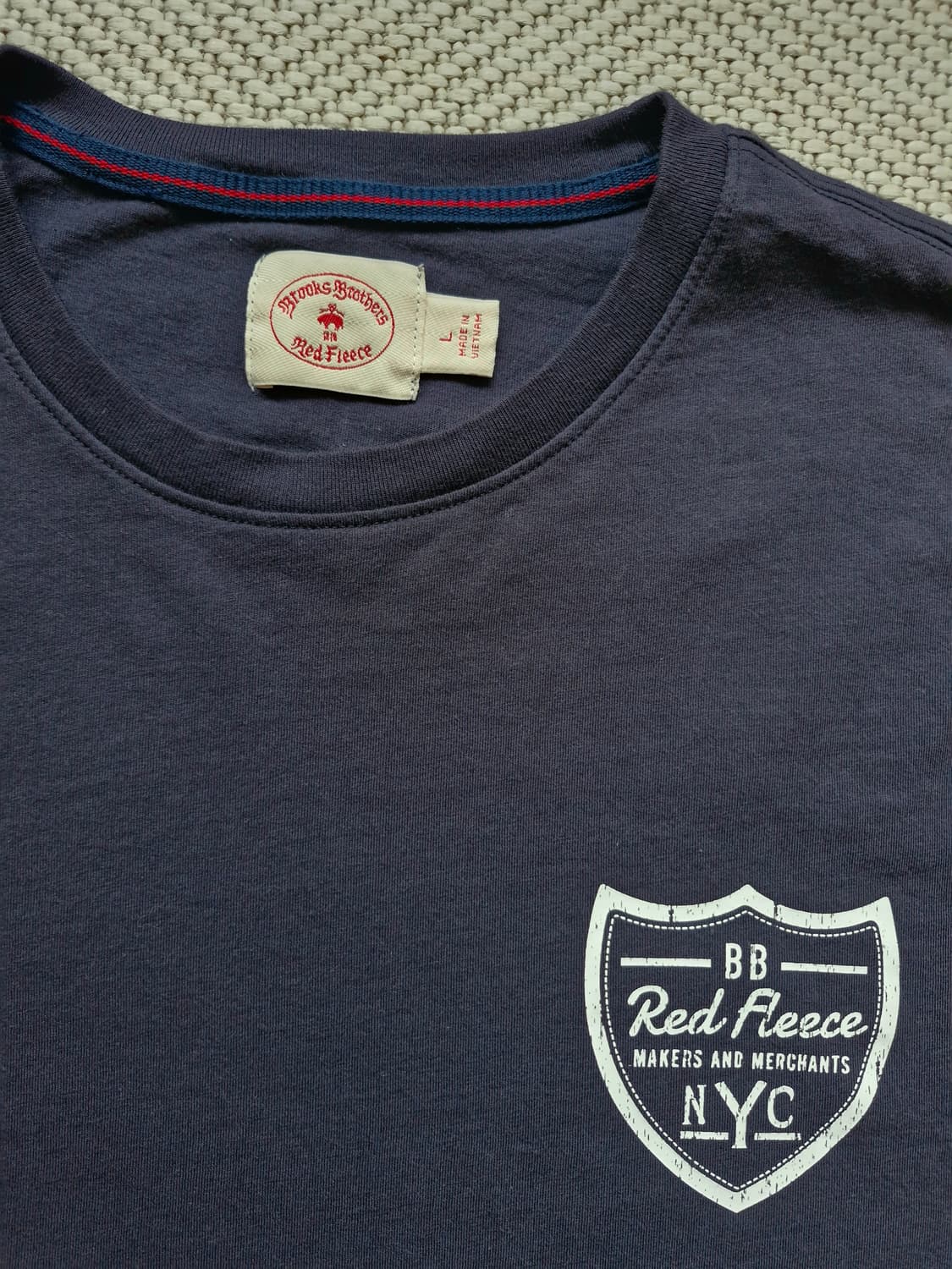 브룩스브라더스 레드플리스 크루넥 반팔티 L  상품이미지3