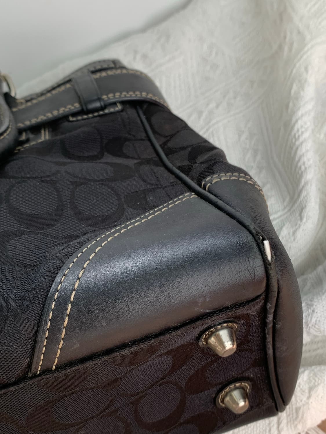 🖤 Coach 올블랙 숄더백 상품이미지7