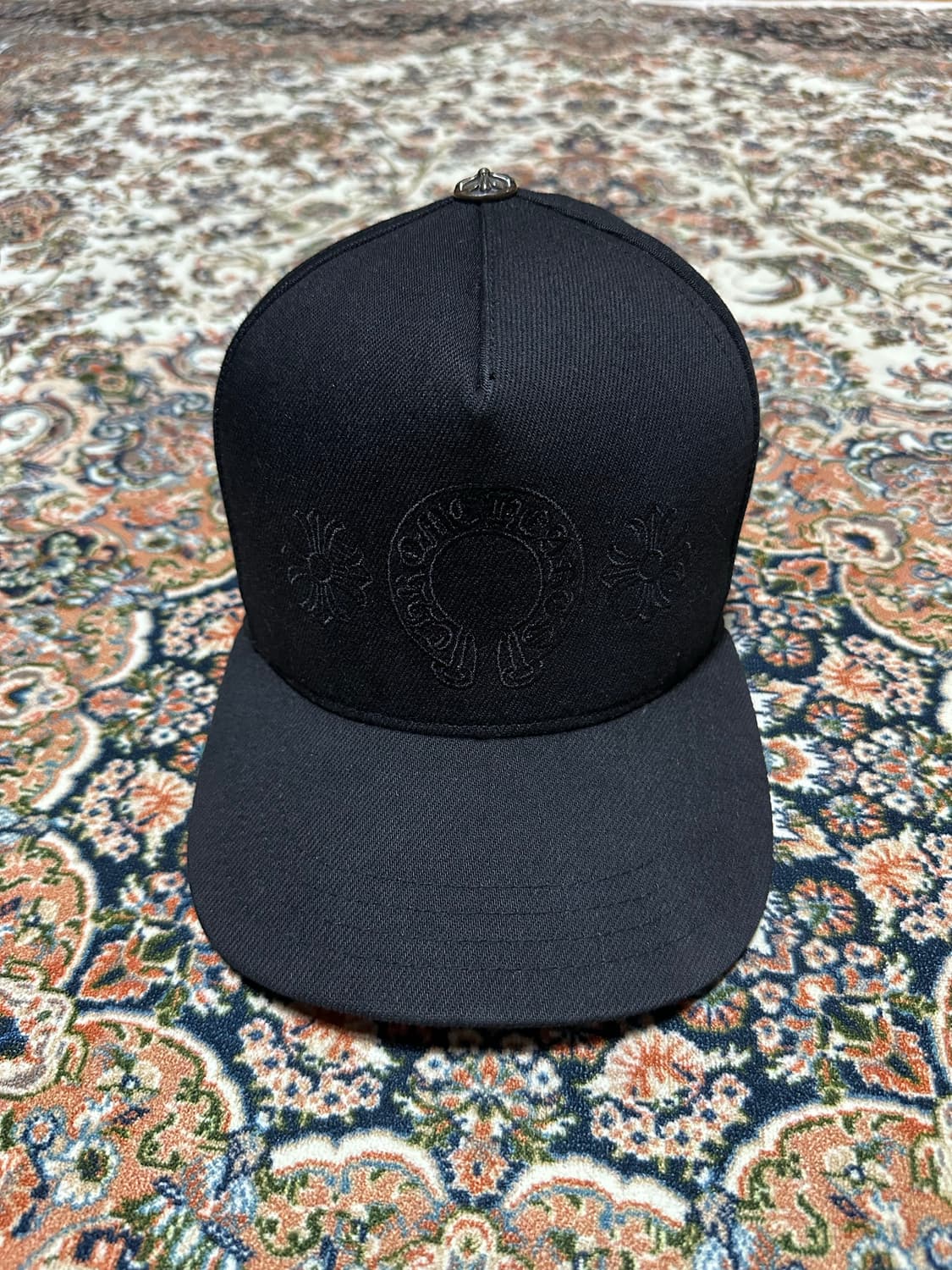 Chrome Hearts Horseshoe Cap Black 상품이미지1