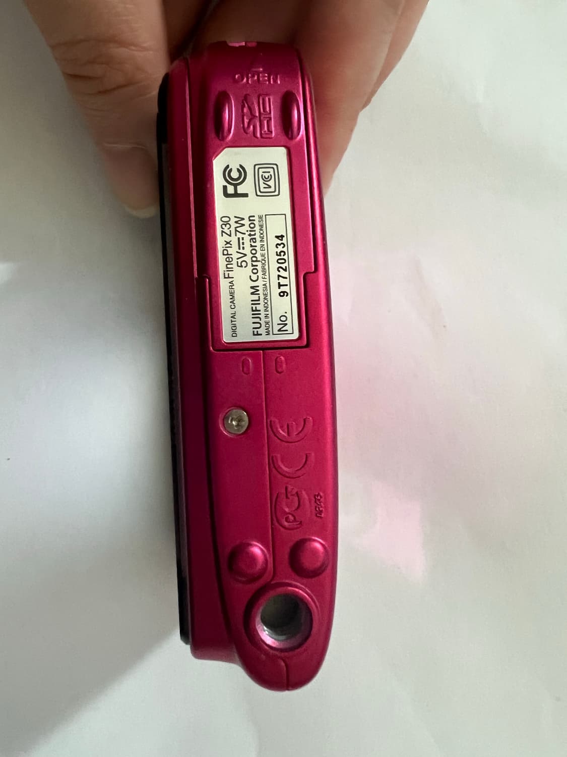 후지필름 파인픽스 z30 핑크 카메라 디카 (하자있음) 상품이미지4
