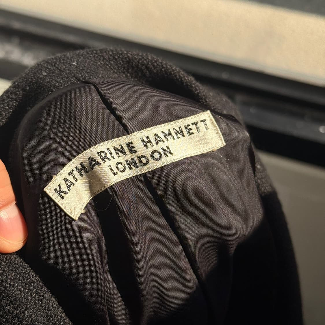 캐서린 햄넷 런던 유니크 패브릭 코트 상품이미지7