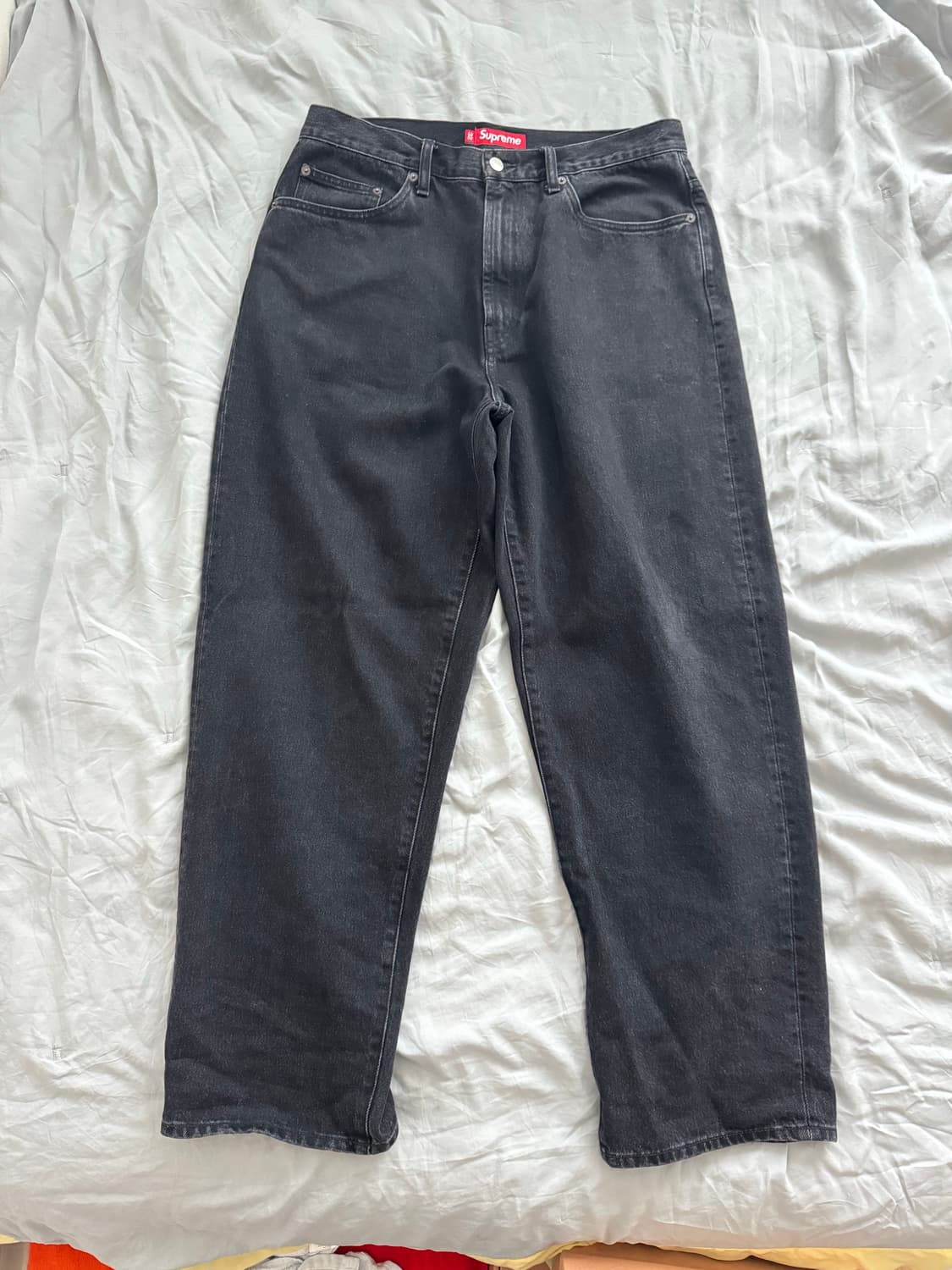 슈프림 배기진 32 블랙 상품이미지1