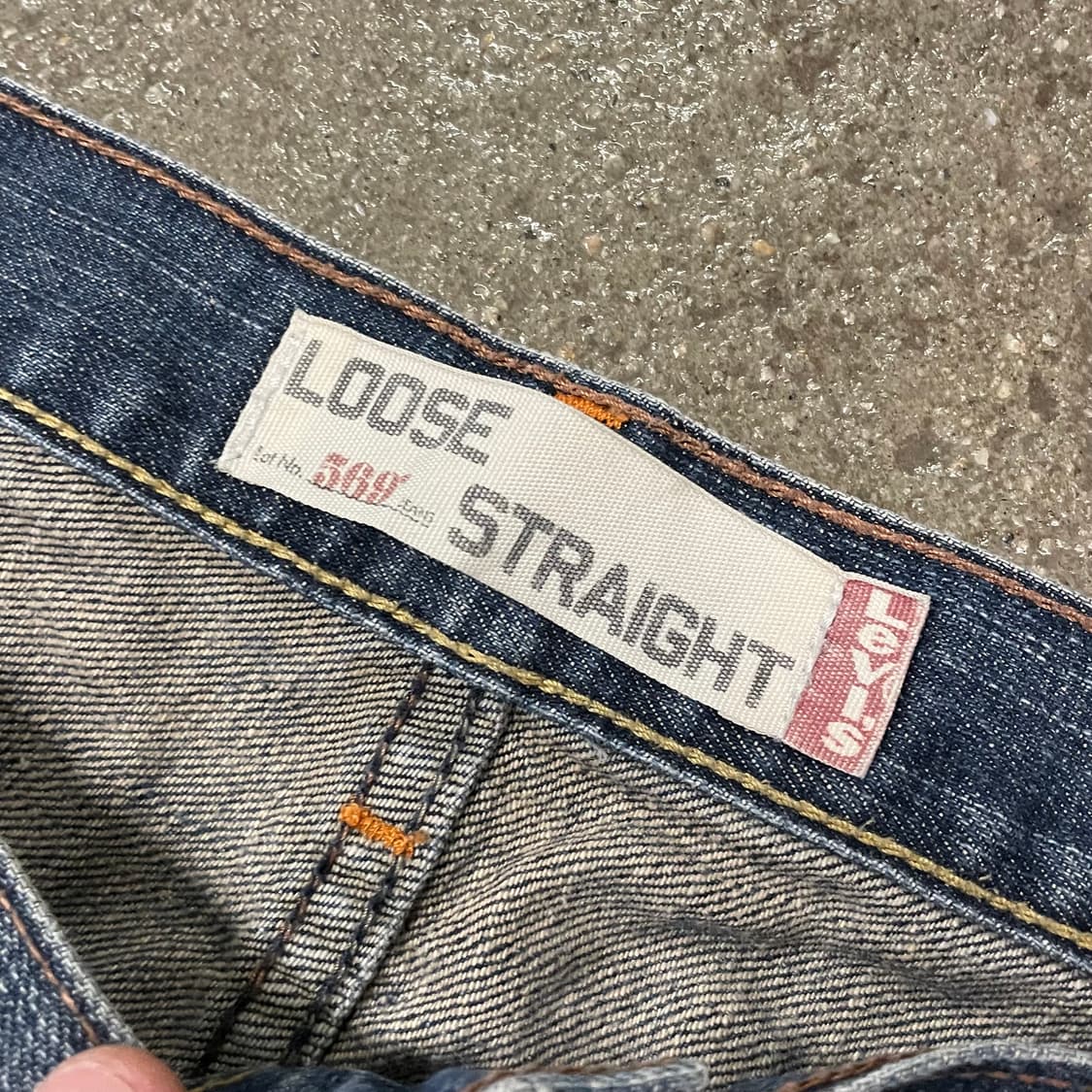 00s 리바이스569 루즈핏 데님 팬츠 (37“) 상품이미지5
