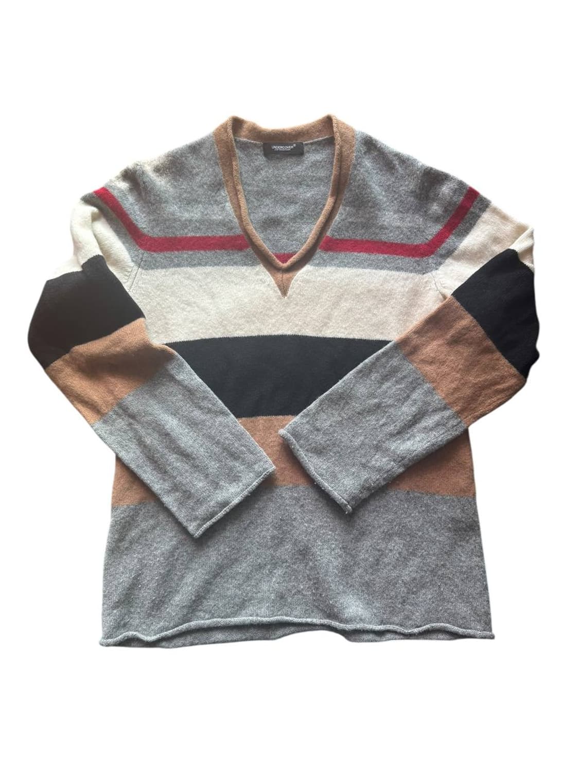 언더커버 20AW 스트라이프 울 니트 스웨터 상품이미지1