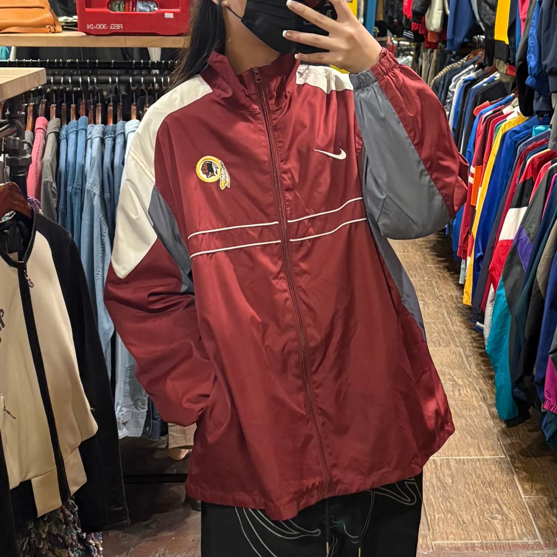[HI] nike 바람막이 레드 상품이미지2