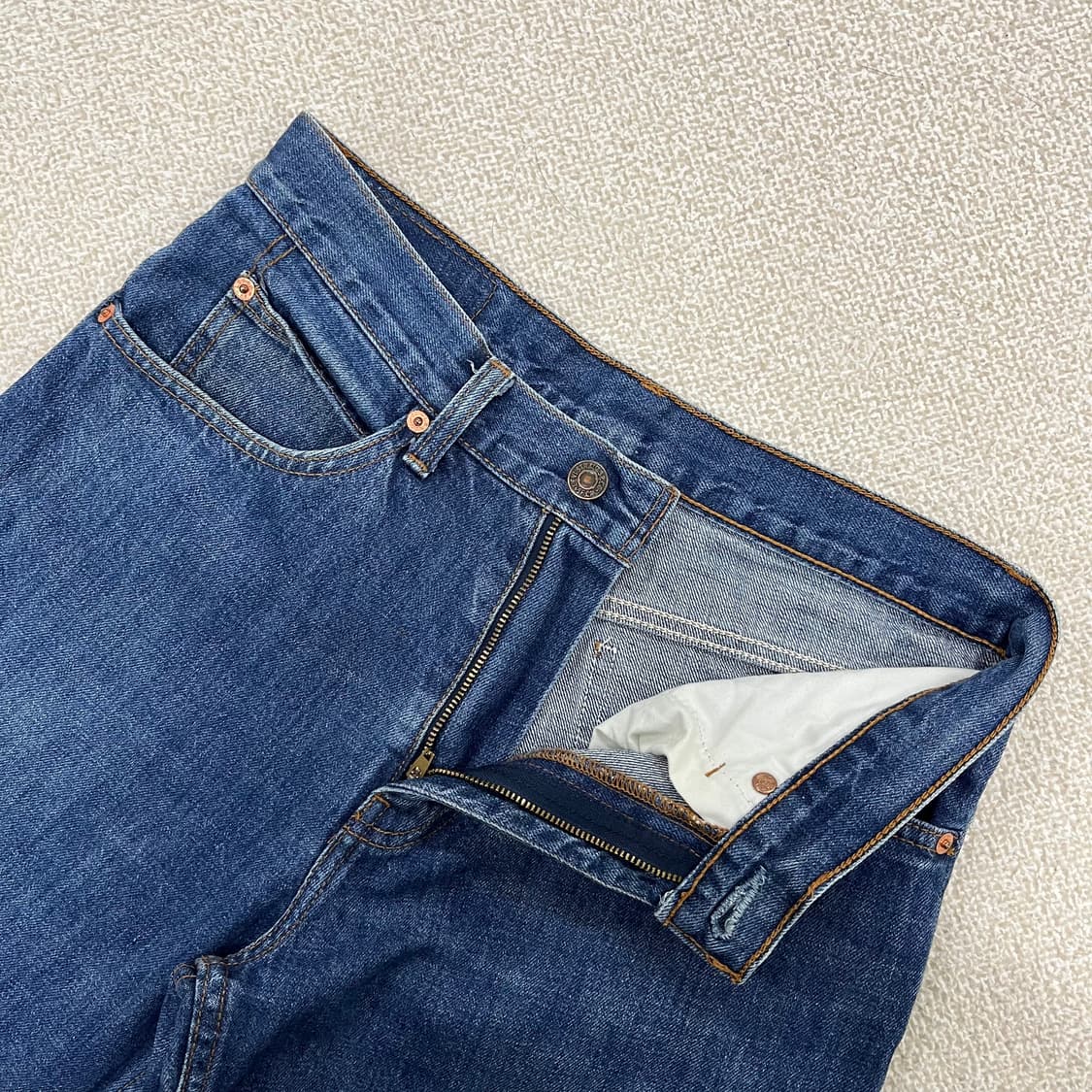 [30] 리바이스 206OT 오렌지탭 진청 데님 팬츠 청바지 4009 상품이미지4