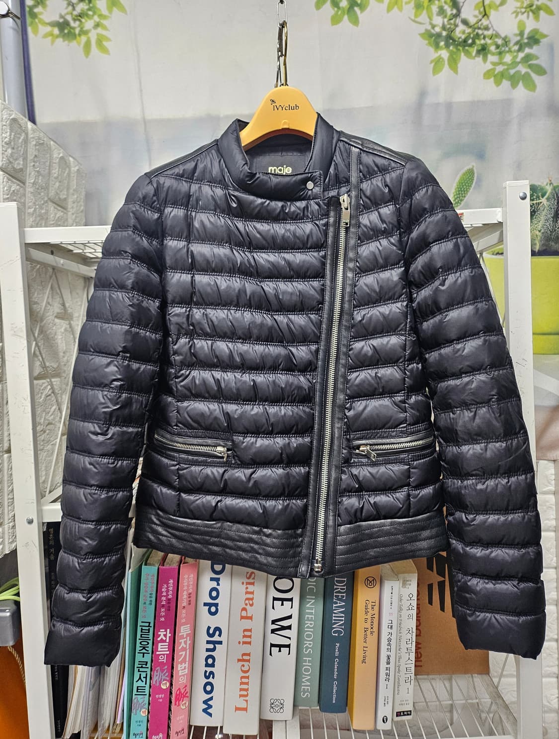 마쥬 여성 경량패딩 44~마른55 양가죽배색 WL86 상품이미지1