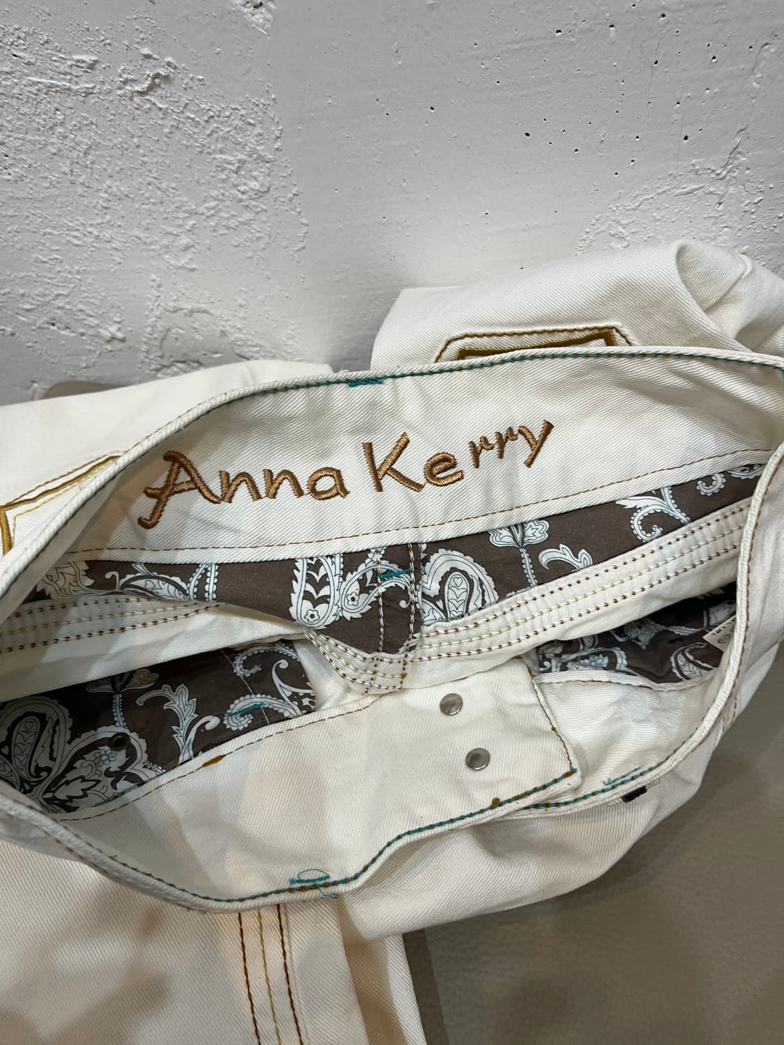 Anna Kerry JPN 로우라이즈 웨스턴 부츠컷 데님팬츠 우먼즈 상품이미지6