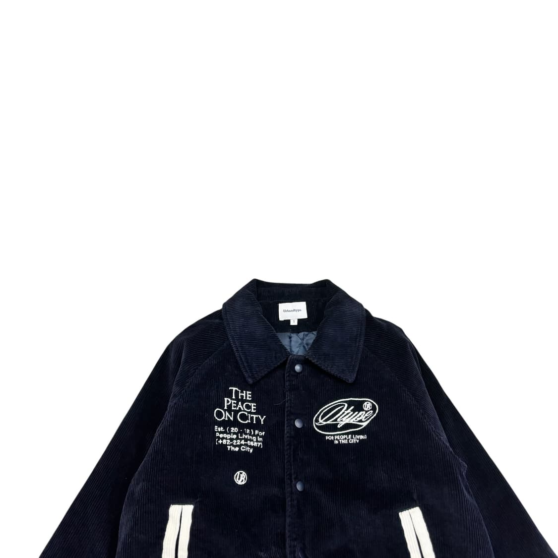 어반디타입 네이비 코듀로이 자켓 상품이미지2