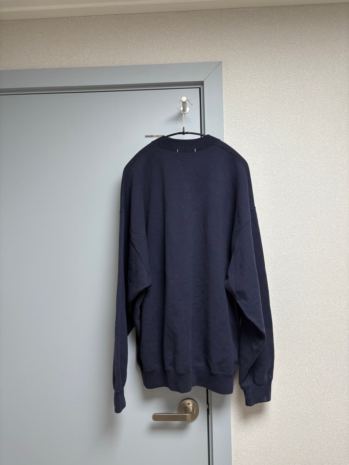 일본브랜드 Y 수입 남성 네이비 맨투맨 상품이미지5