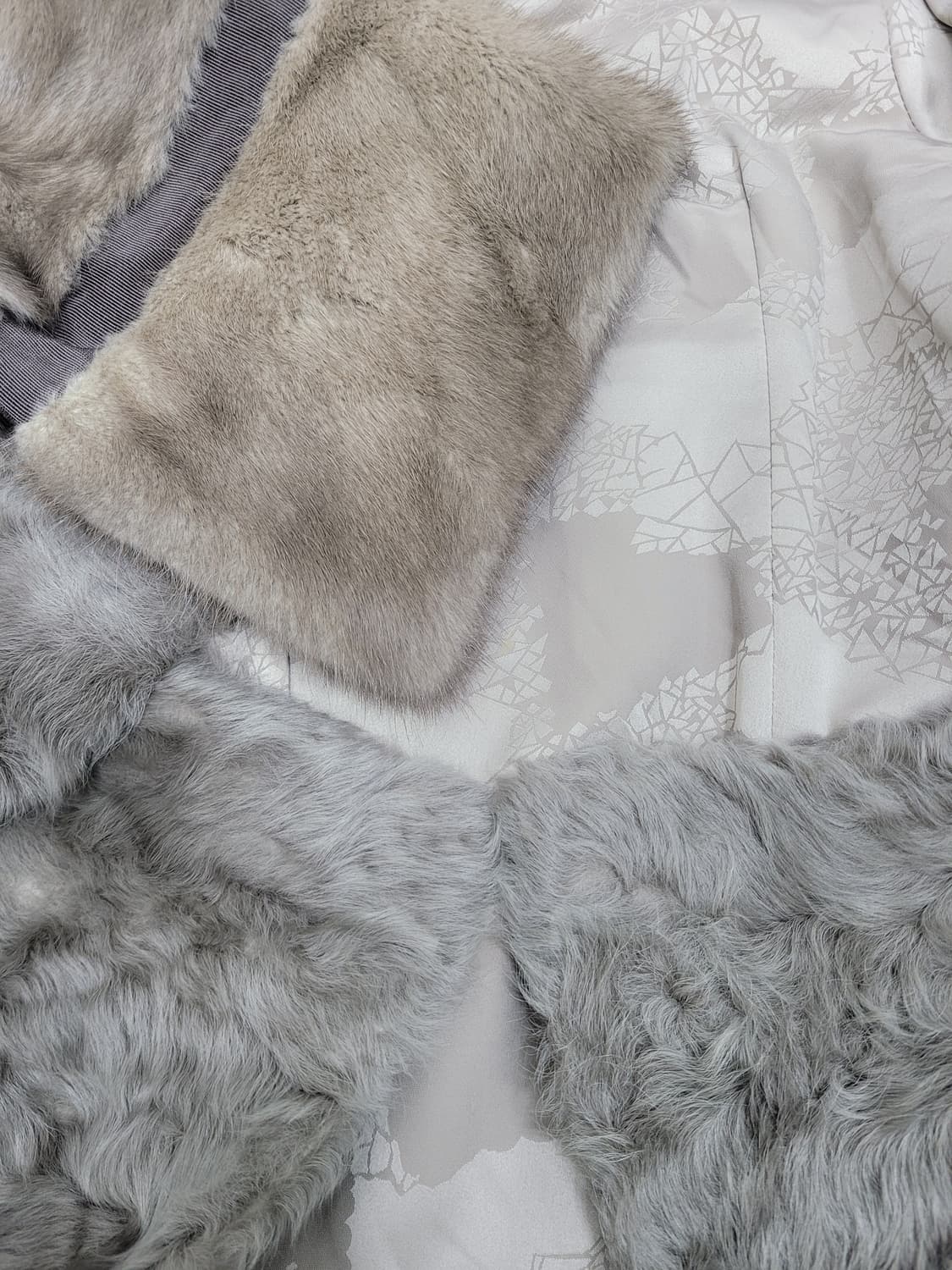 천연 밍크 하프 코트 / 여 M 그레이 브라운
 상품이미지7