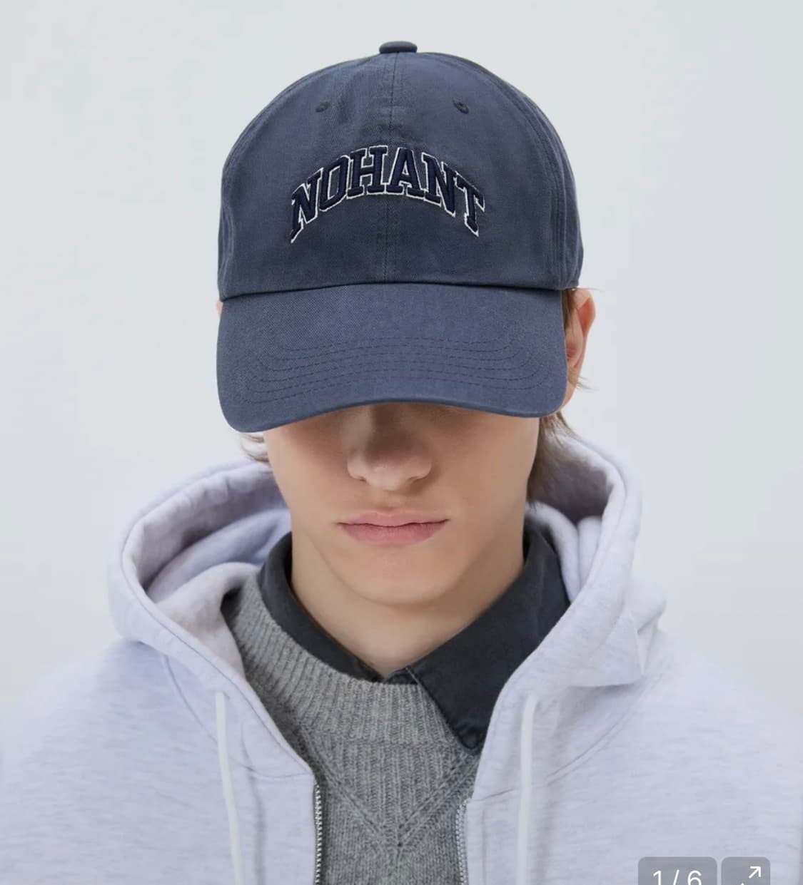 ARCH EMBROIDERY LOGO BALL CAP 상품이미지1