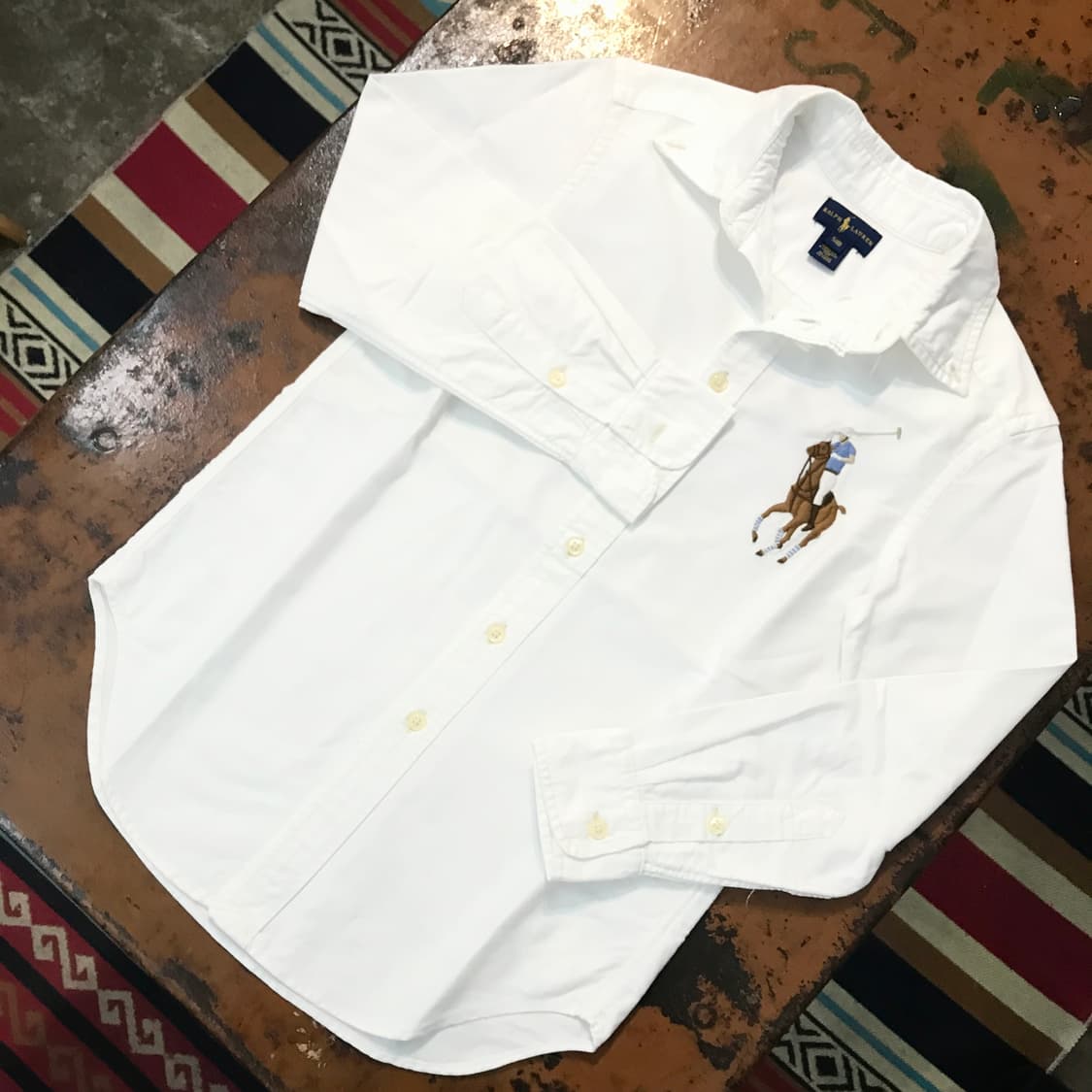 폴로랄프로렌 키즈 화이트 옥스포드 셔츠 남방  상품이미지2