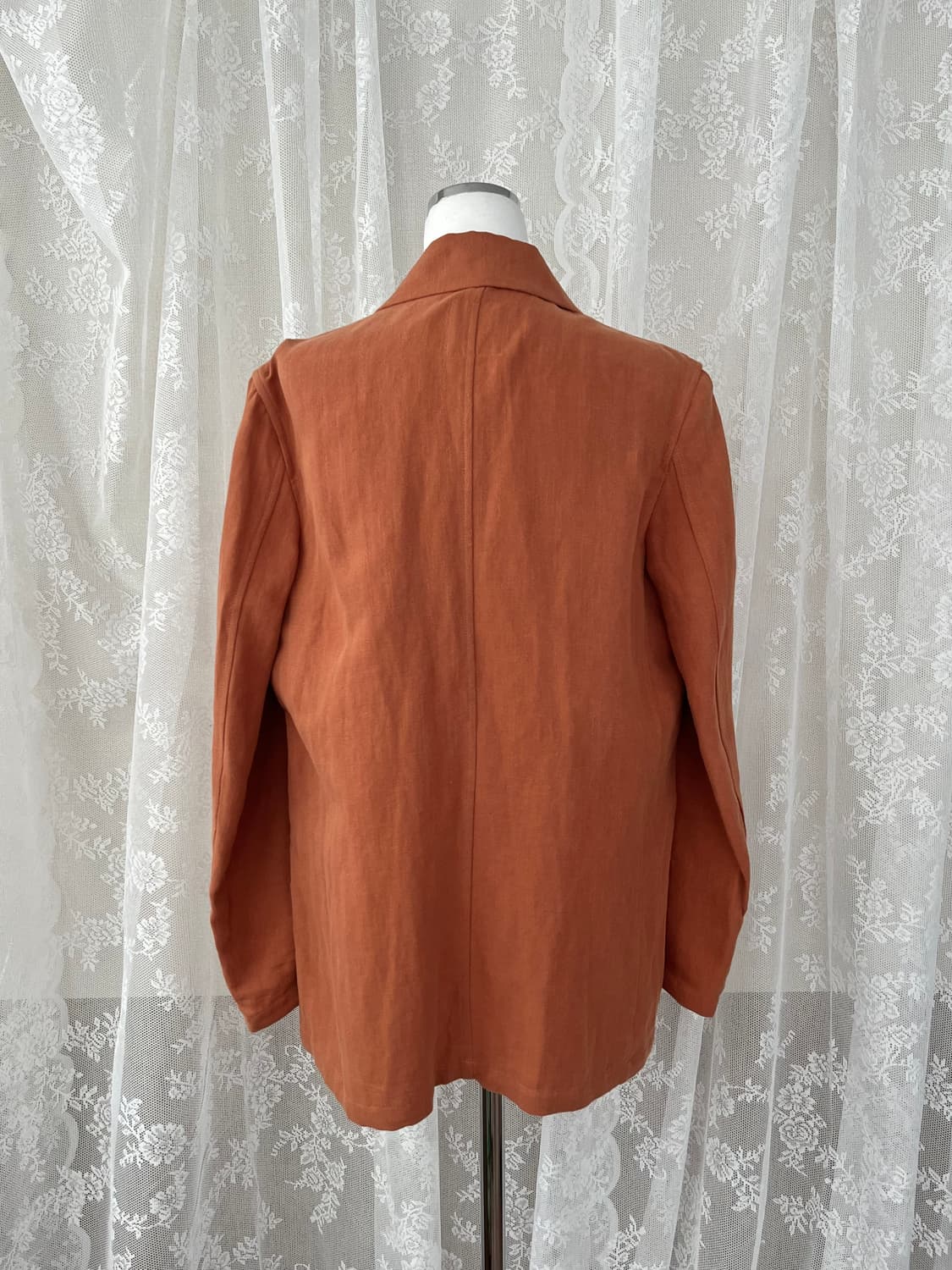 85-92-160) 스튜디오 톰보이 린넨 자켓 블레이저 오렌지 상품이미지2