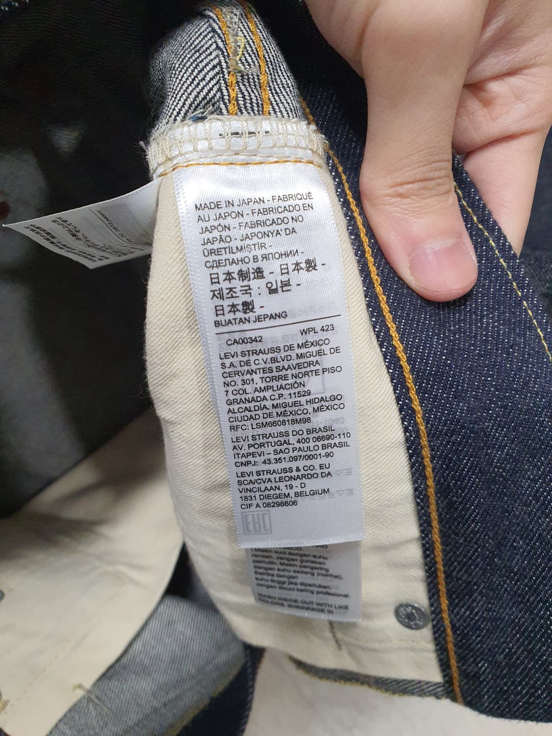 LVC 54501 리지드 30 x 32 리바이스 빈티지 클로딩 상품이미지5