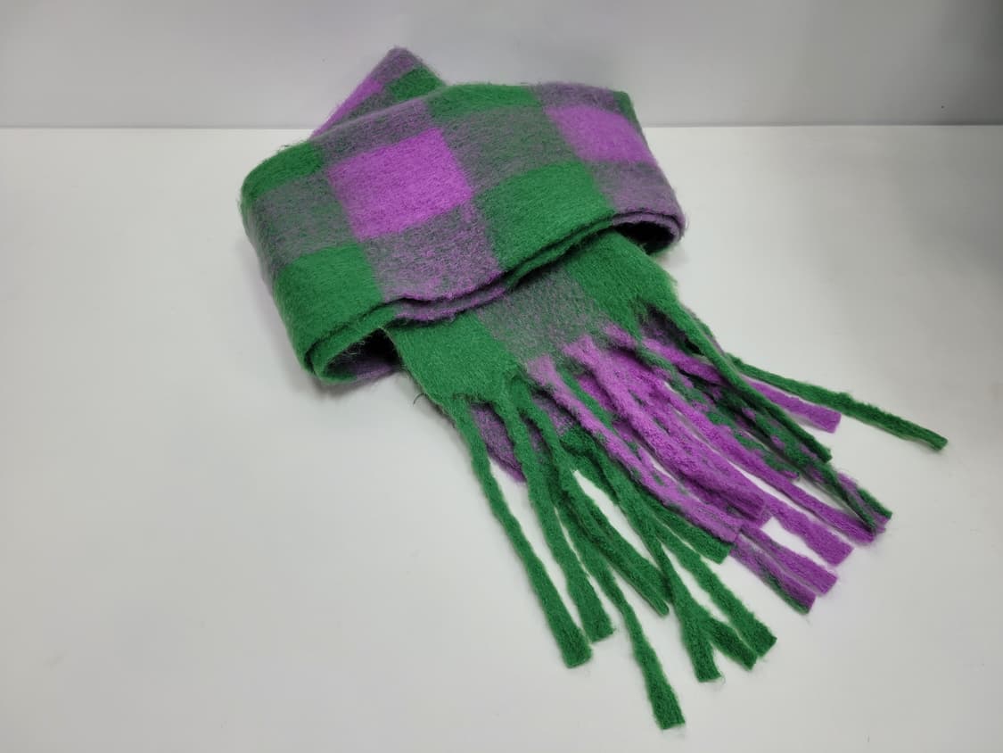 써스데이아일랜드 23FW 빅킹엄 체크 머플러 / 210x38
 상품이미지1