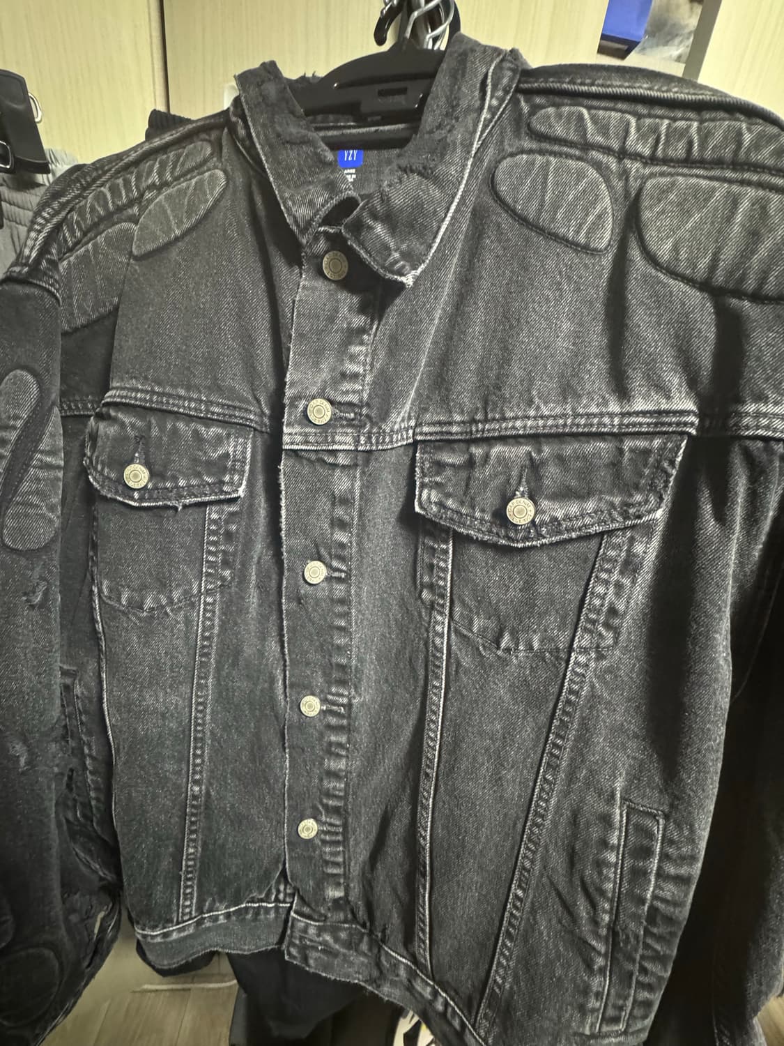 이지갭 흑청 데님자켓 large 상품이미지1