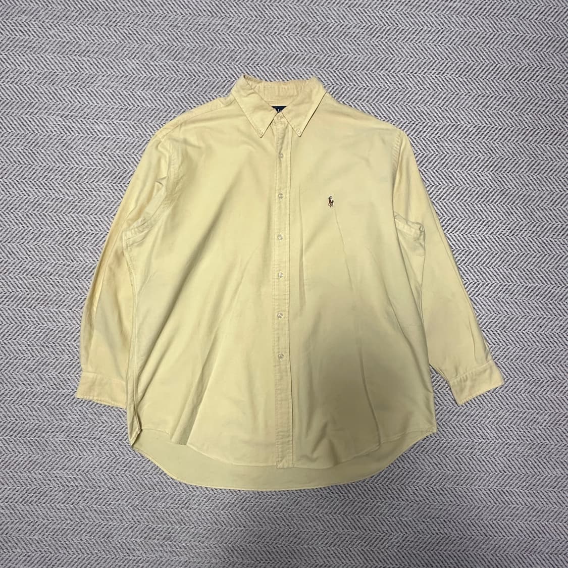 POLO RALPH LAUREN oxford shirt yellow 상품이미지1