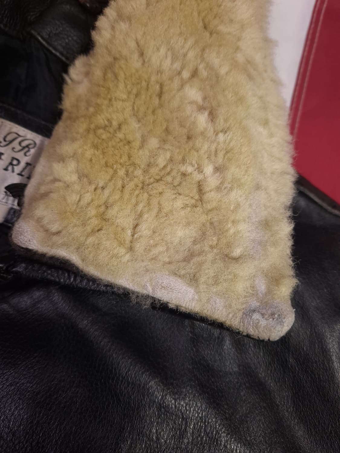 90's 일본판 리얼레더 항공자켓 상품이미지7