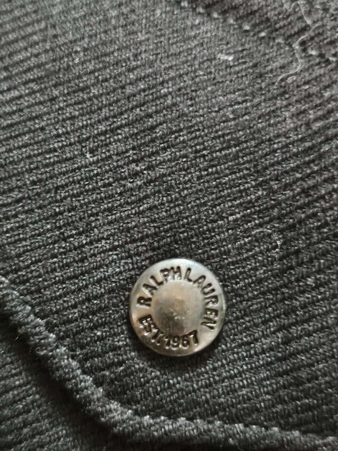 폴로랄프로렌 블랙 레더패치 헌팅 헤비다운 패딩 자켓 M 상품이미지3