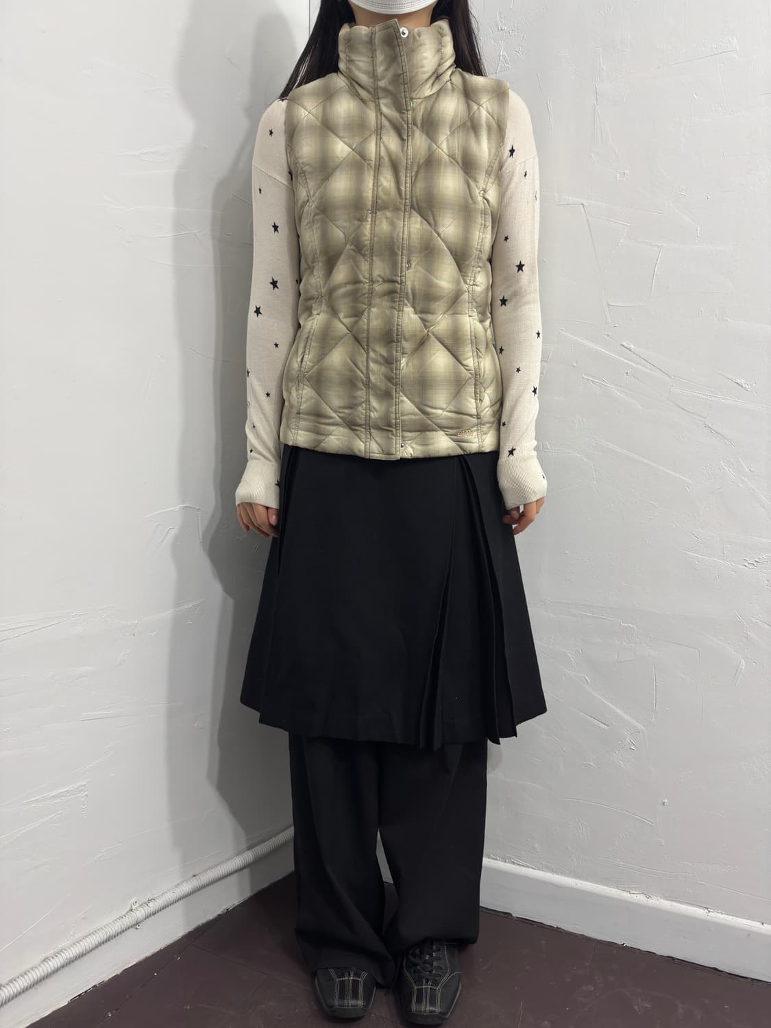 eddie bauer check vest padding 상품이미지2