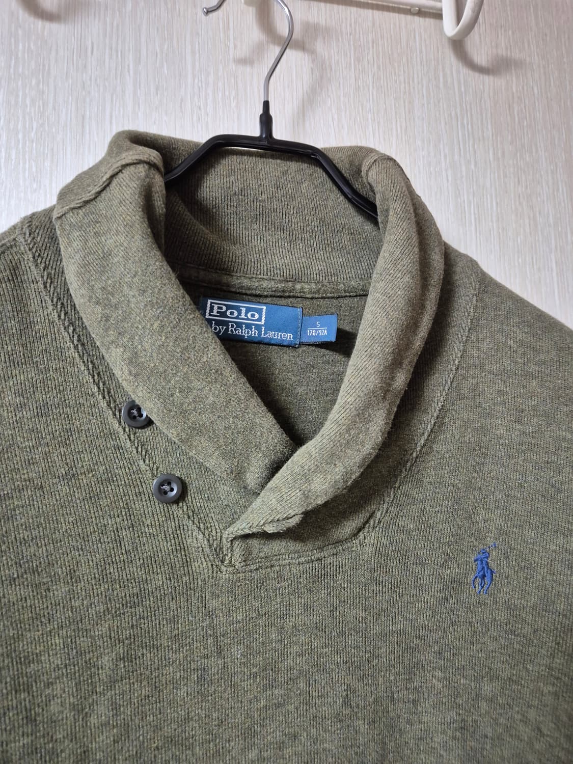 폴로 랄프로렌 숄카라 스웨터 둥근카라 니트 S 상품이미지3