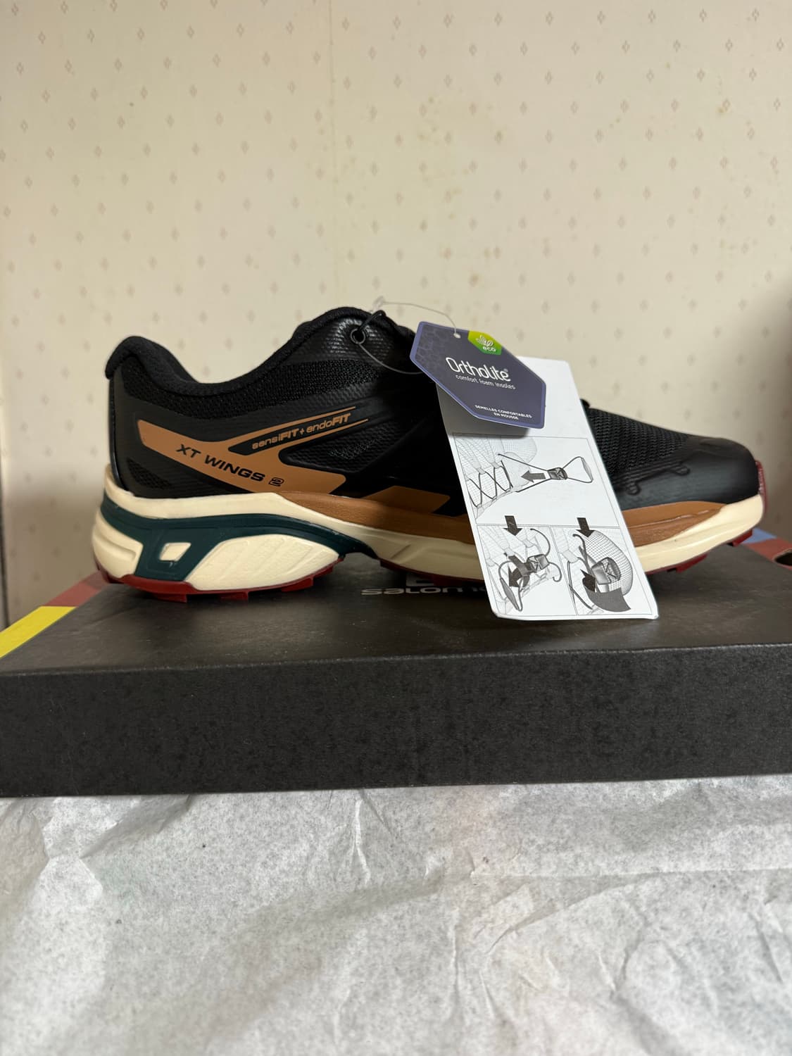 살로몬 XT-WINGS 2 블랙 트레일 러닝화 255 상품이미지1