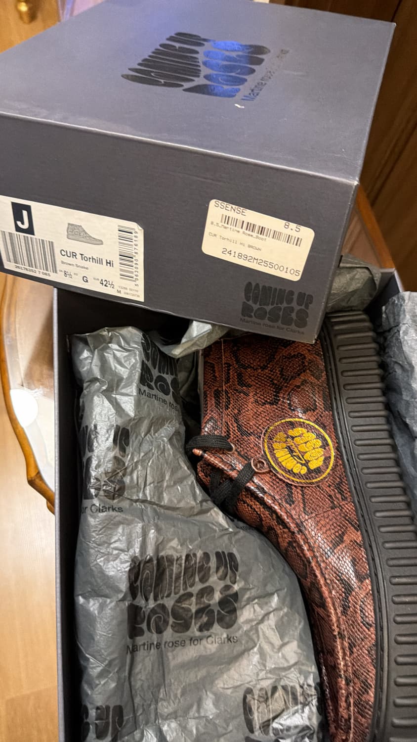 마틴로즈x클락스 레더 스네이크(새상품) 상품이미지9