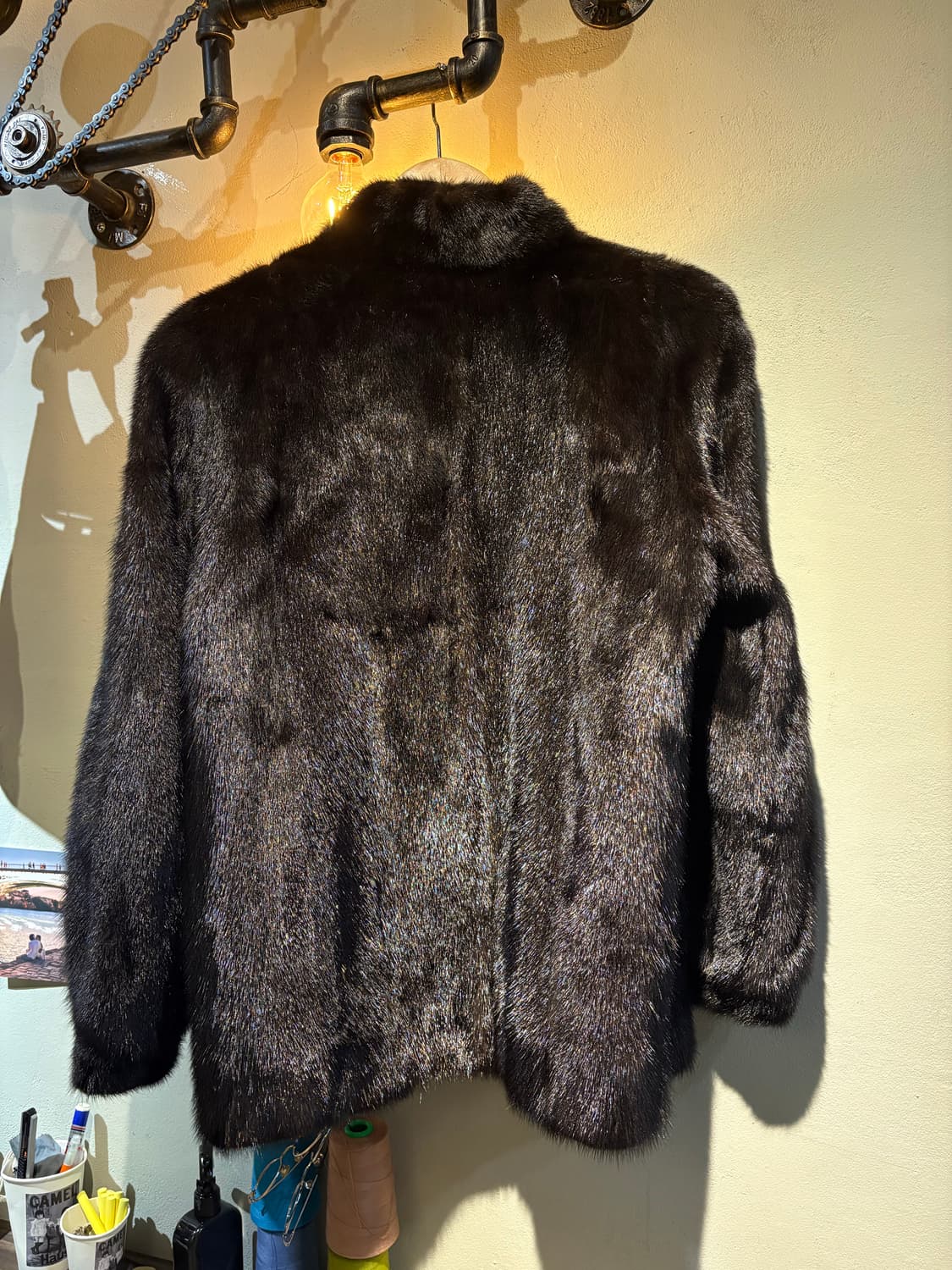 블랙브라운 밍크코트 상품이미지5