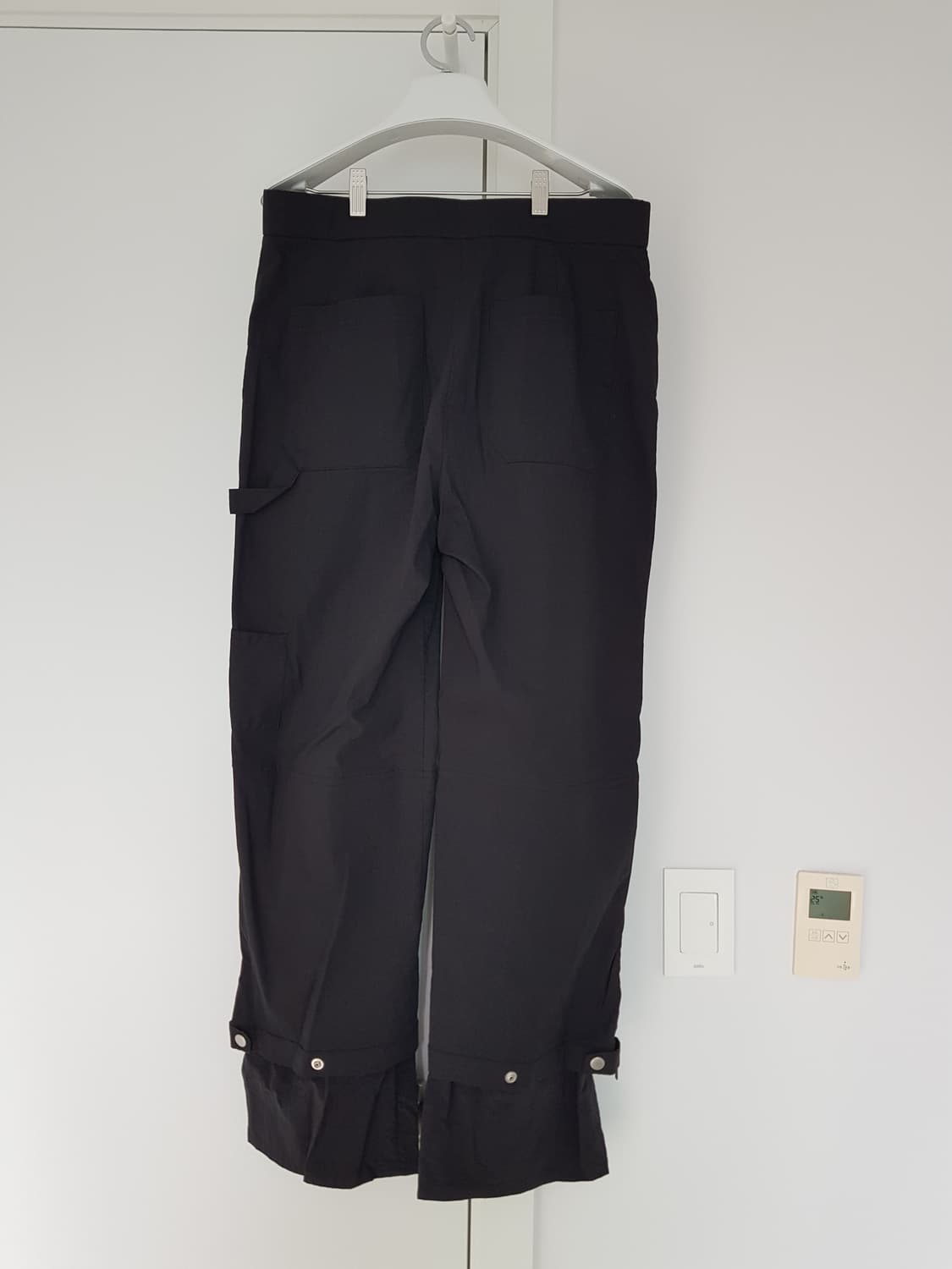 1) 신더 아카이브 버클 밑단 스냅 레이어드 팬츠 블랙 상품이미지2