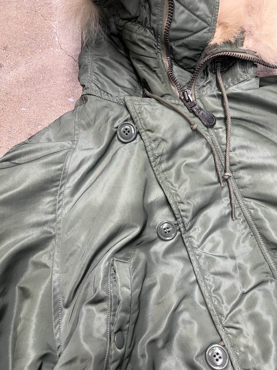 60’s 미공군 N-3B 플라잉 자켓 스카이라인 상품이미지6