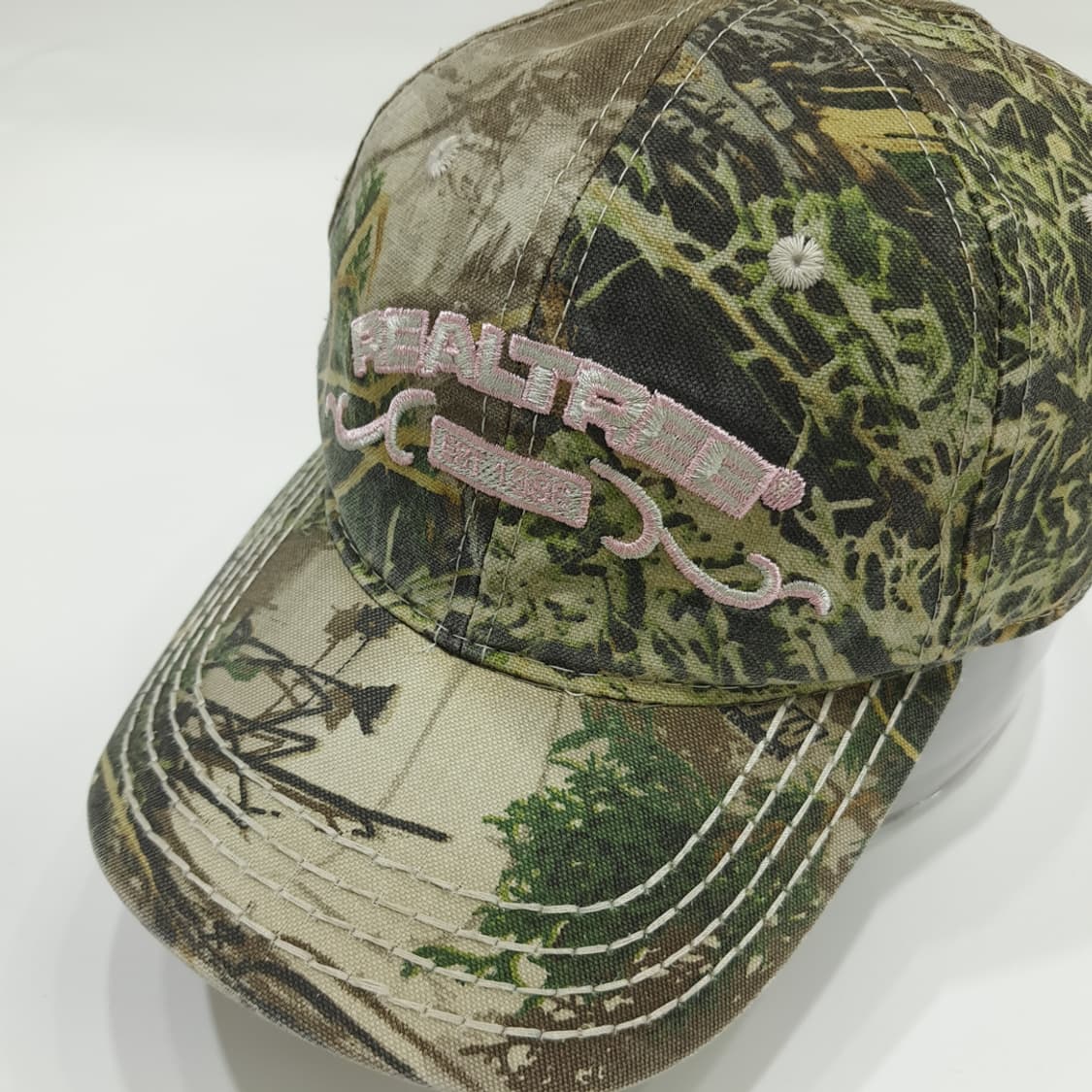 Realtree Camo Pink Stitch Cap P1542 상품이미지1