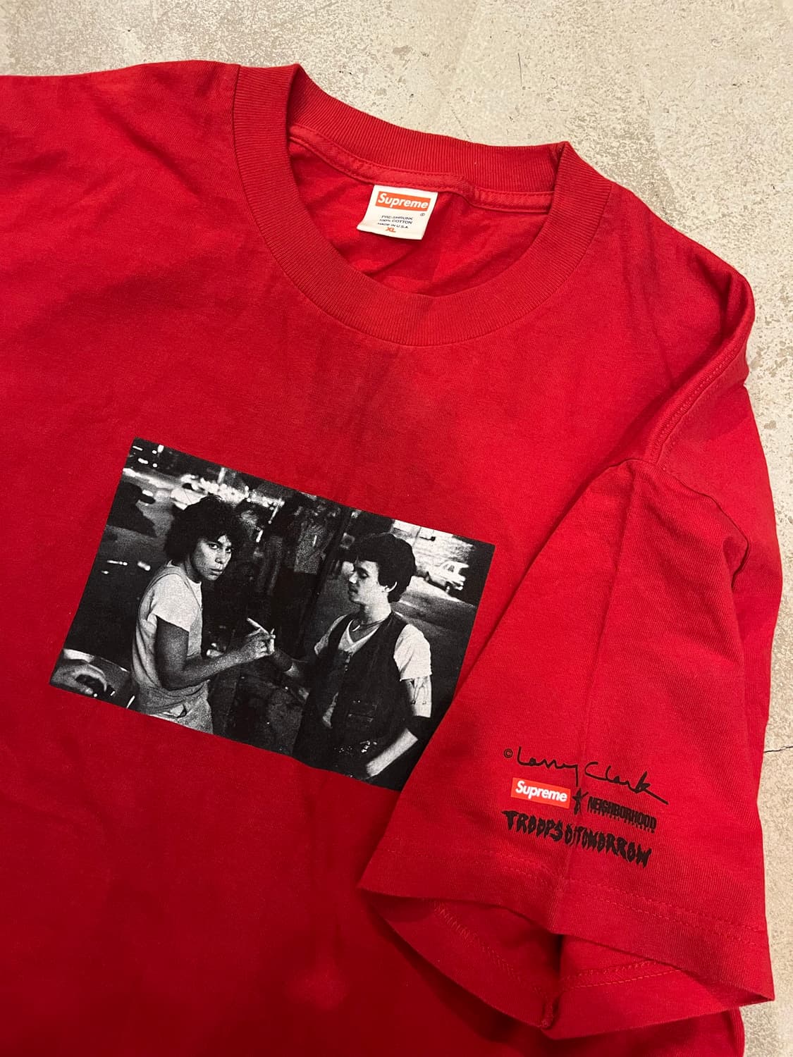 빈티지 슈프림 x레리클락 x네이버후드 상품이미지1