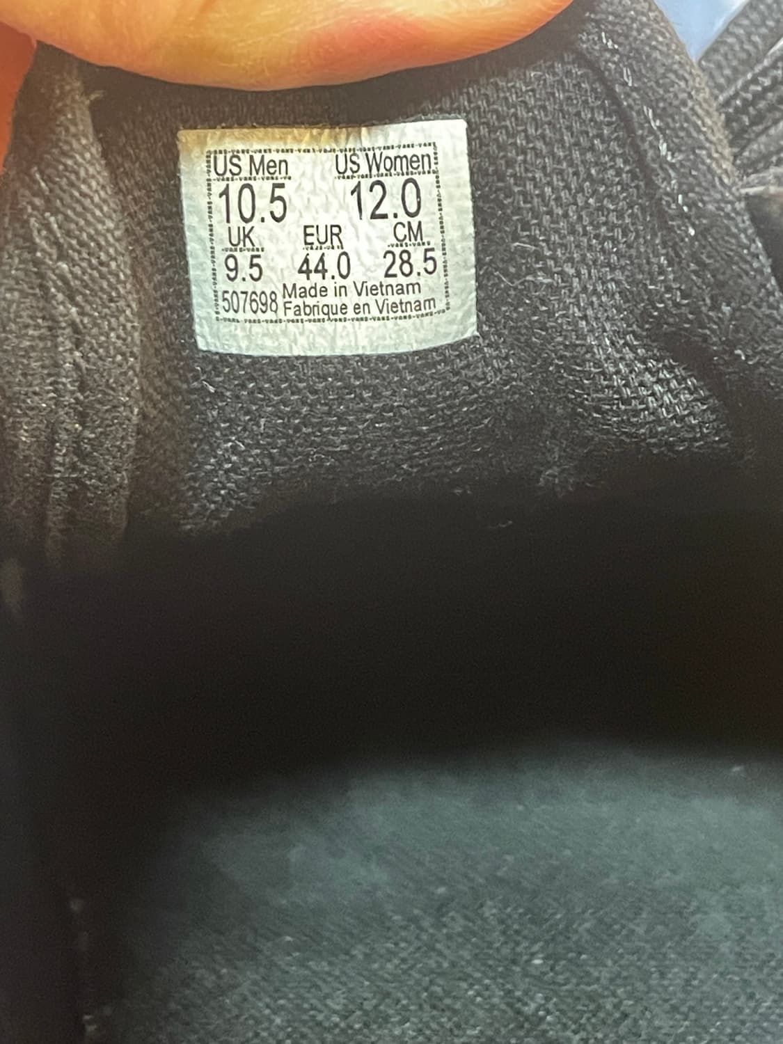 반스 어센틱 블랙 (285) 상품이미지6