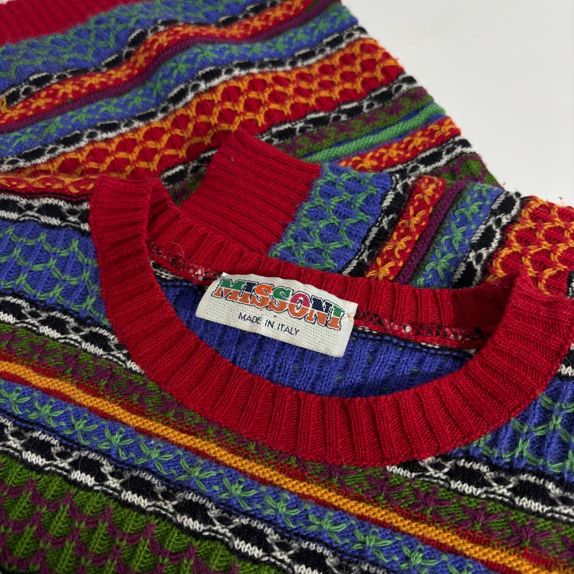 M 미쏘니 멀티패턴 케이블니트 상품이미지4