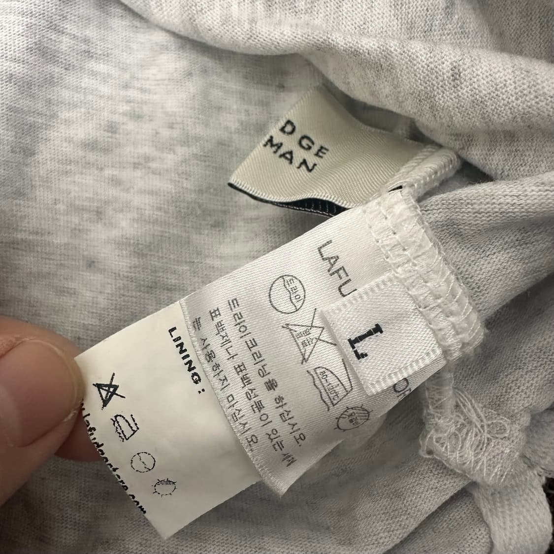 라퍼지스토어 라운드넥 긴팔티셔츠 L 상품이미지7